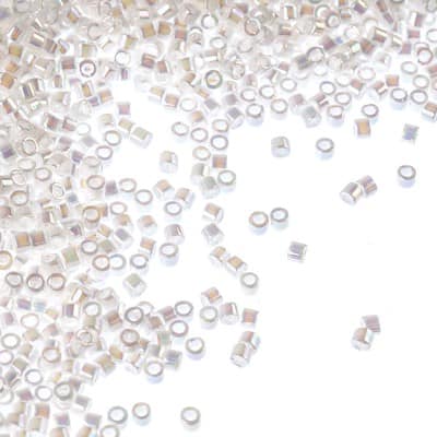 Miyuki® Delica Beads®, Pearl White 11/0
