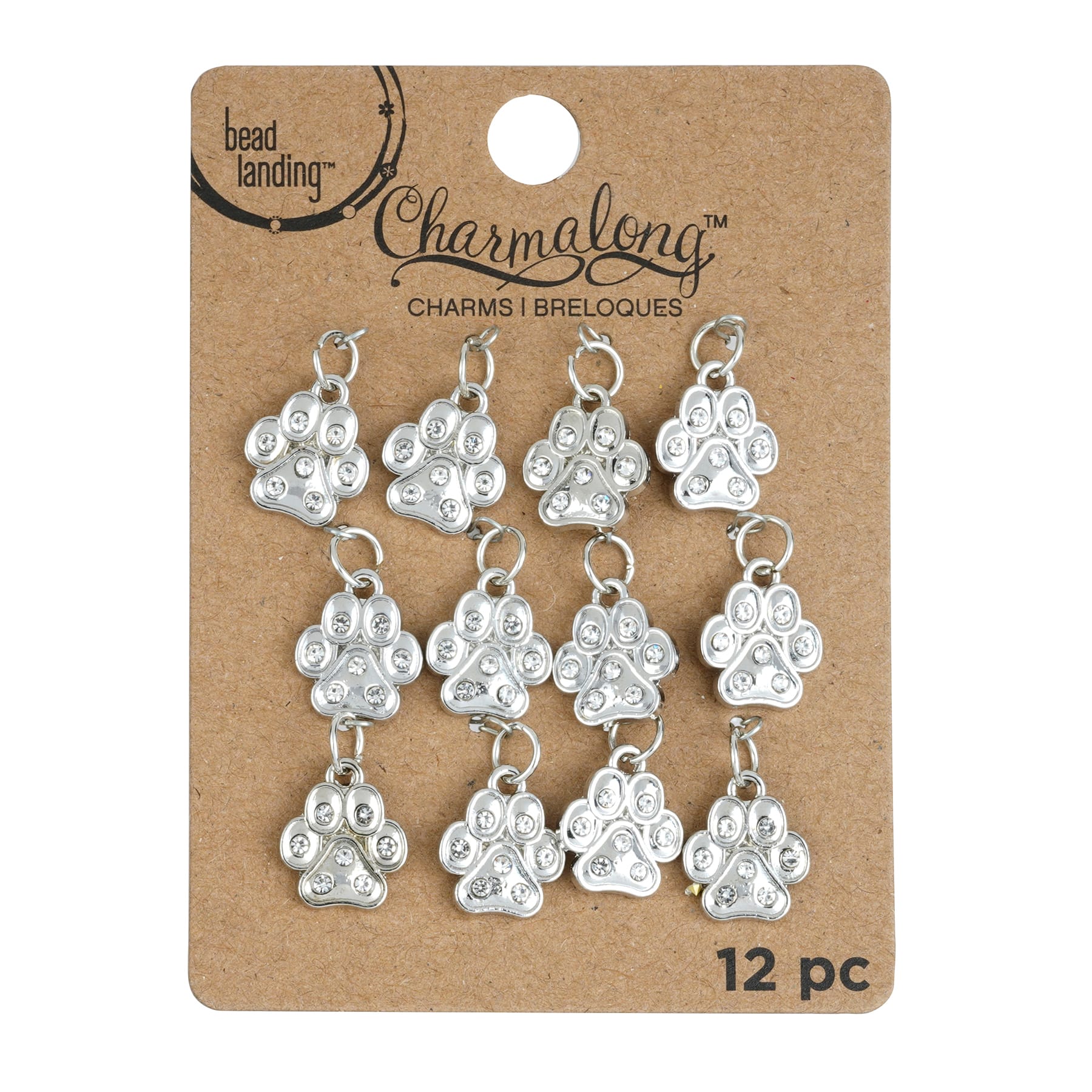 Charmalong Multicolored Rhodium Heart Charms by Bead Landing | Michaels