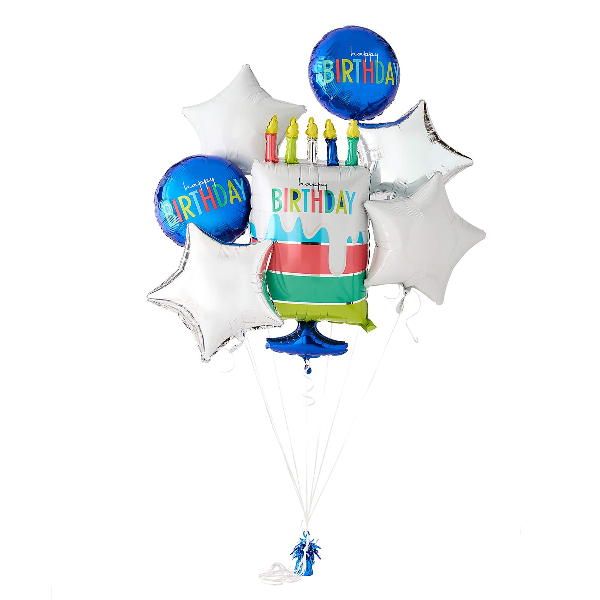 Modern Birthday Foil Balloon Bundle