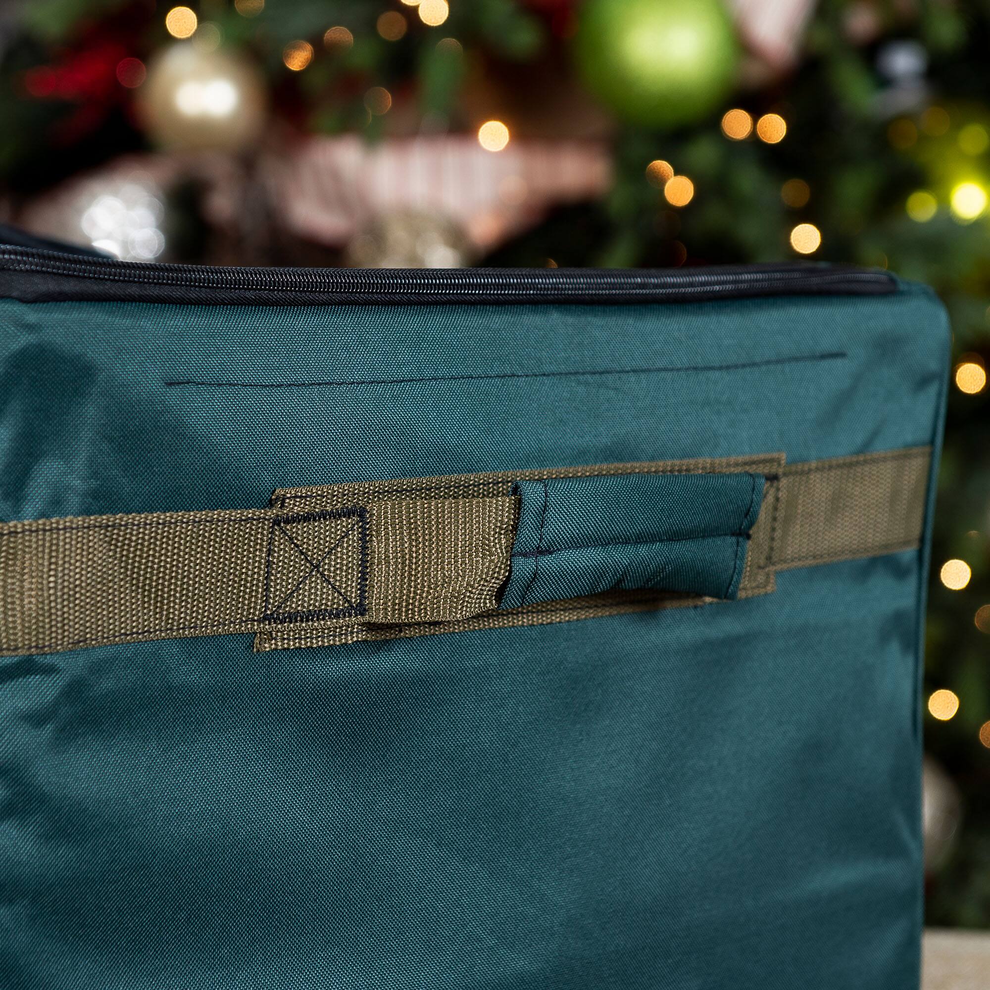 TreeKeeper 3 Tray Ornament Keeper Storage Bag with Front Pocket 