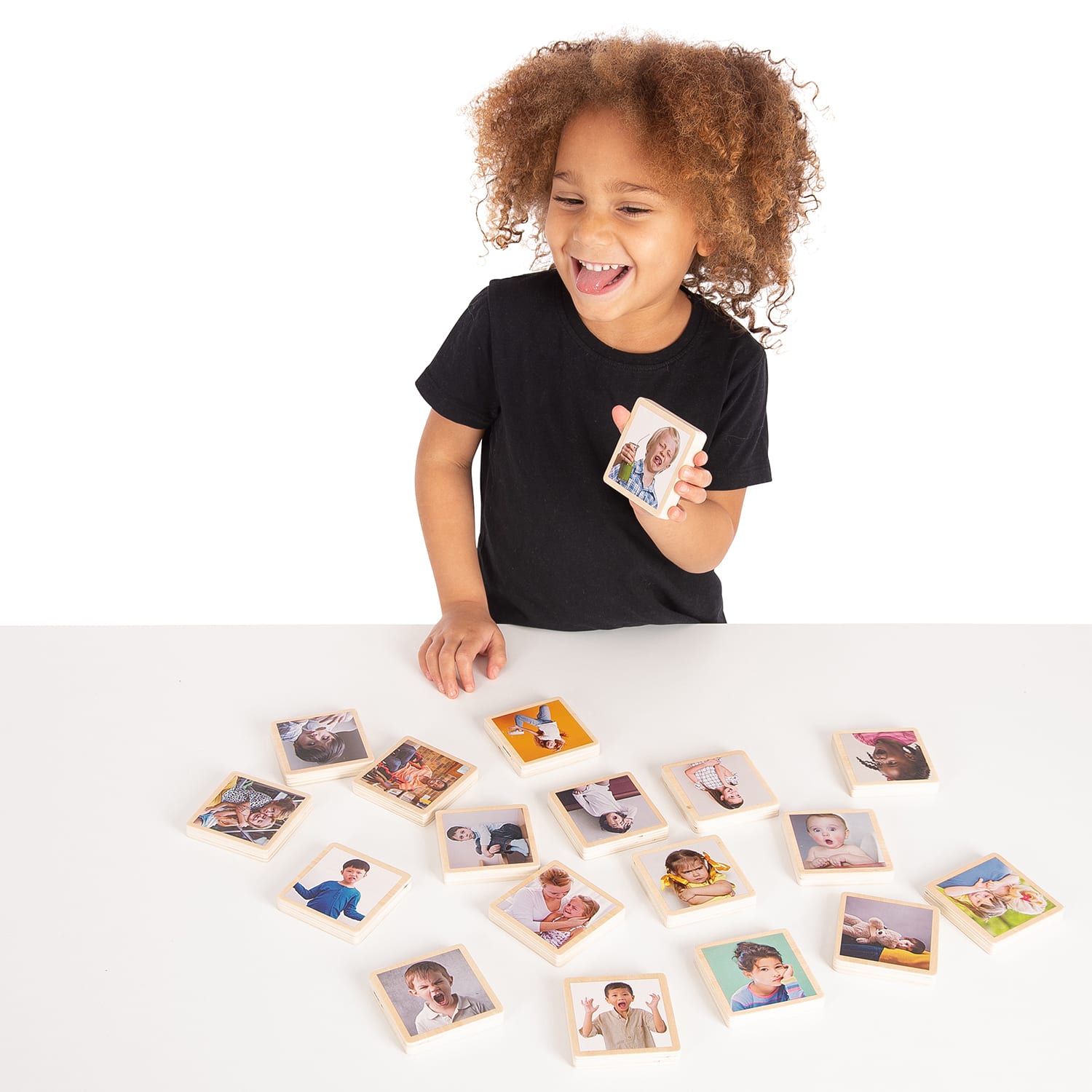 TickiT&#xAE; My Emotions Wooden Tiles Play Set