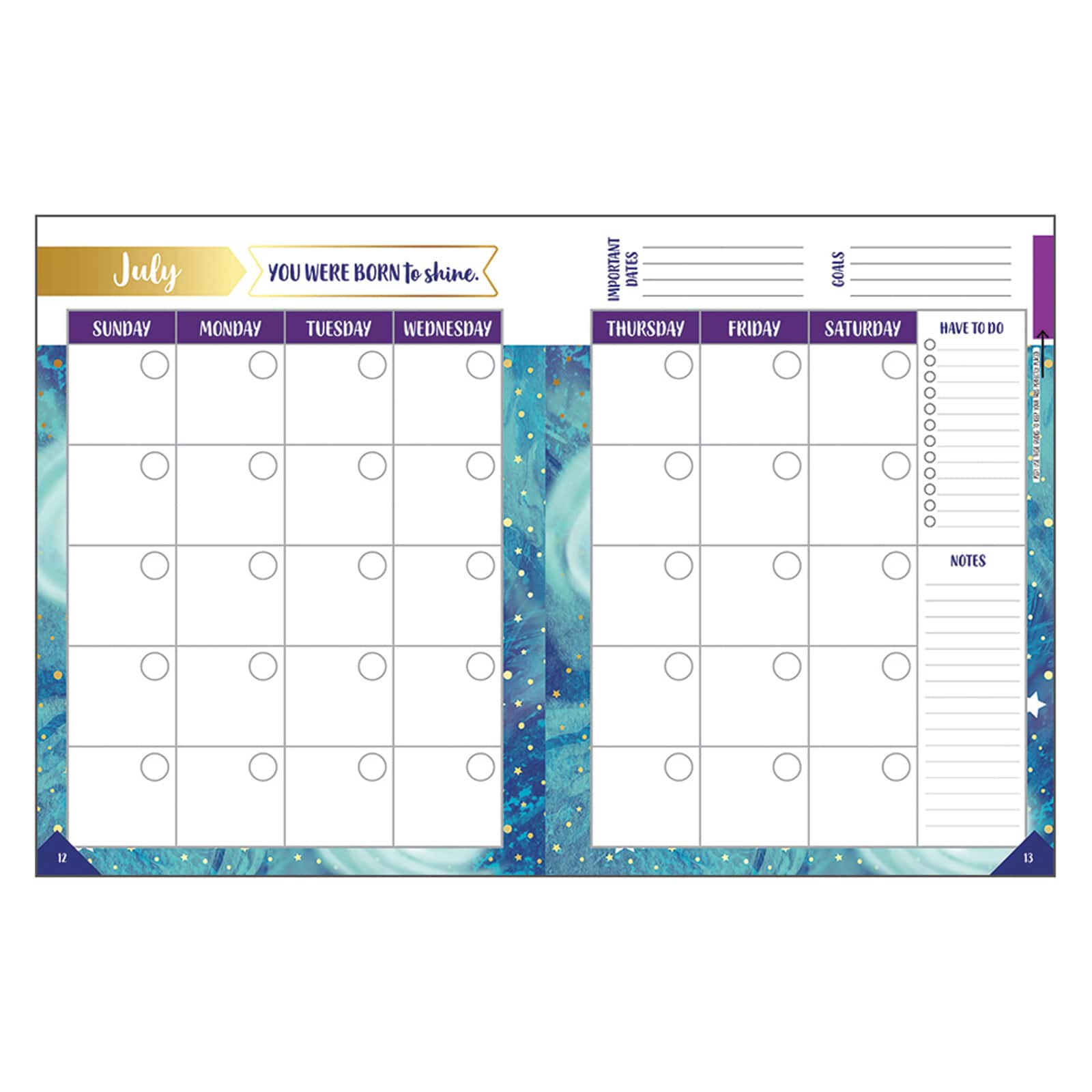 Carson Dellosa Education® Galaxy Teacher Planner