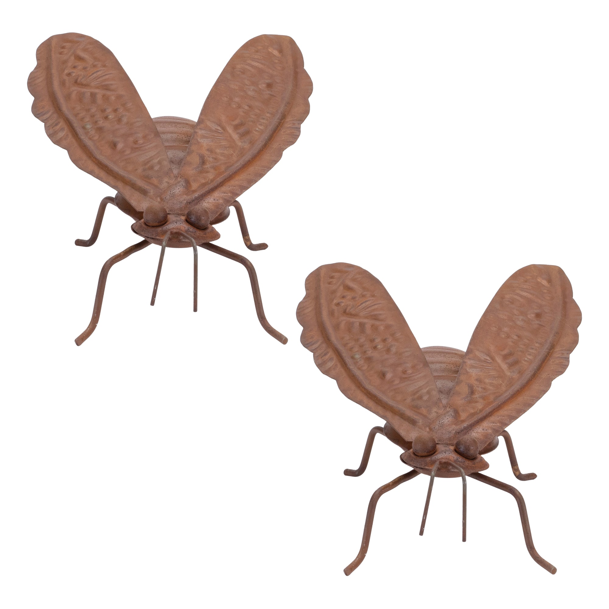 7.25&#x22; Iron Metal Bumblebee Garden Accents, 2ct.