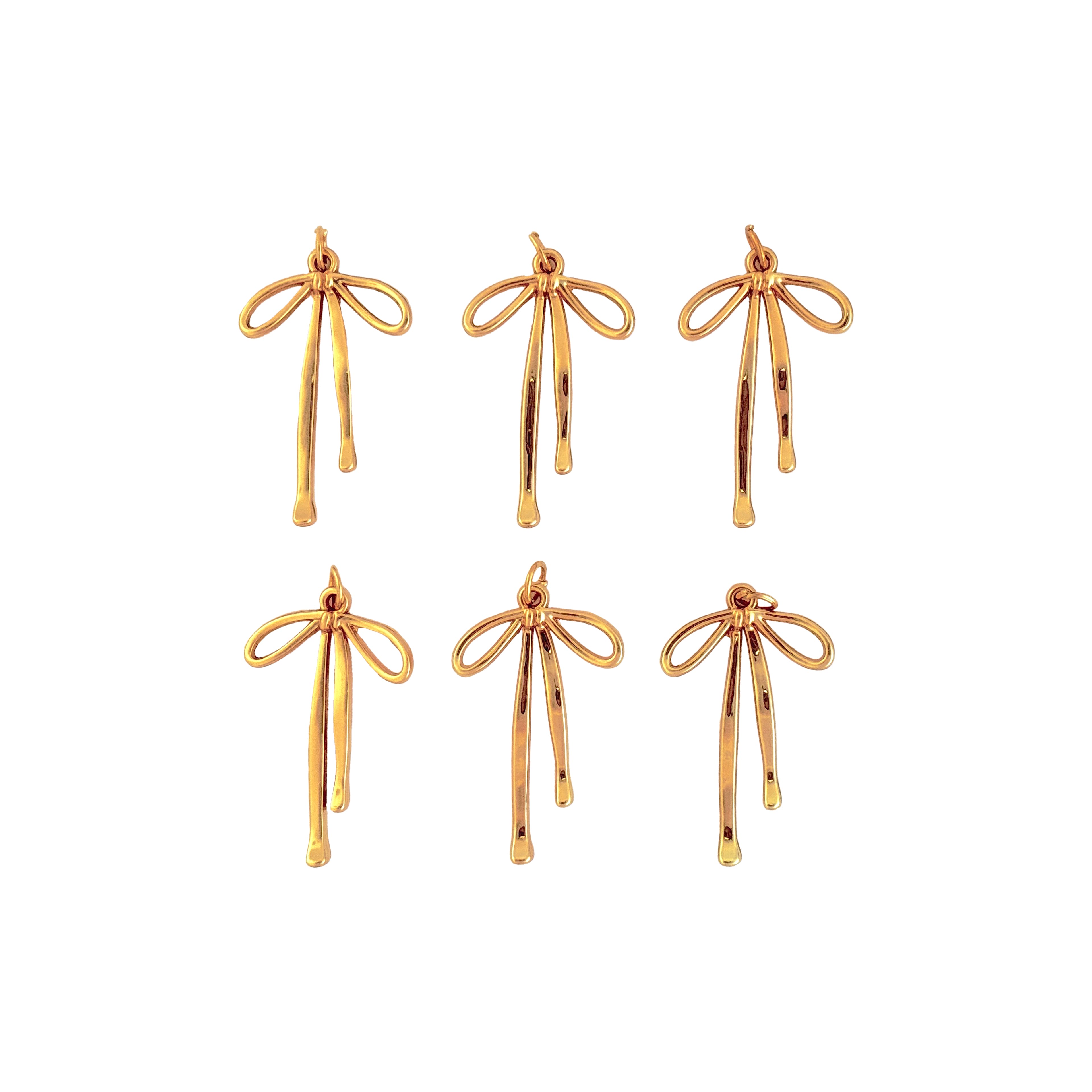 Blue Moon Studio&#x2122; Gold-Colored Bows, 6ct.