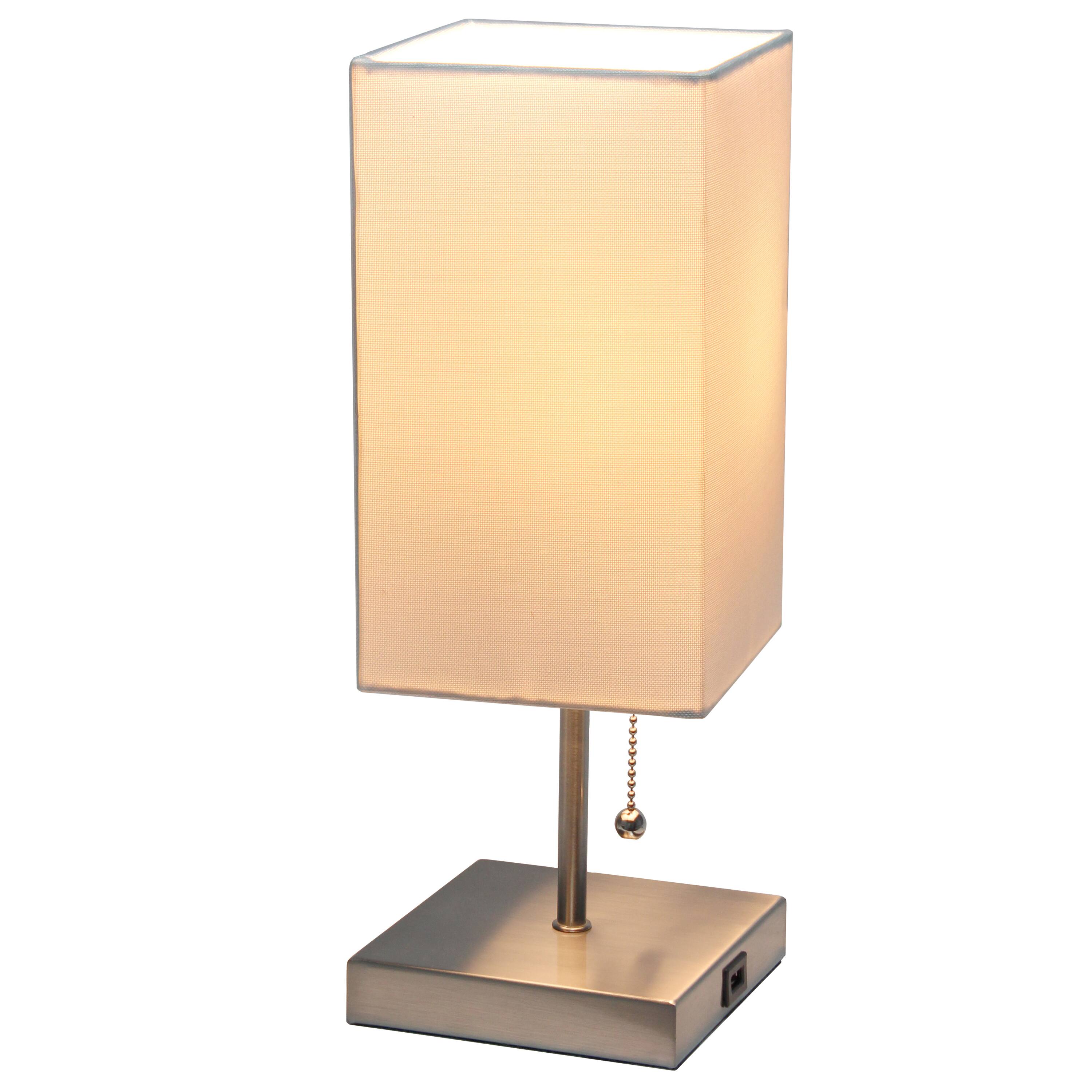 Simple Designs Stick Lamp with USB Charging Port