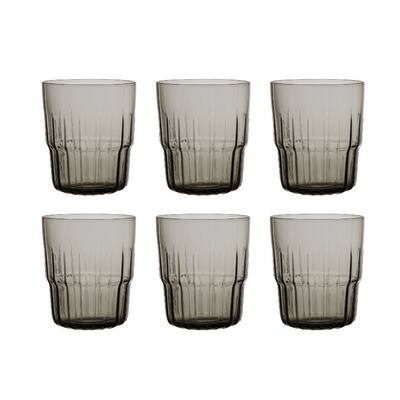 Hello Honey® 4" Mid-Century Gray Drinking Glasses, 6ct. | Michaels