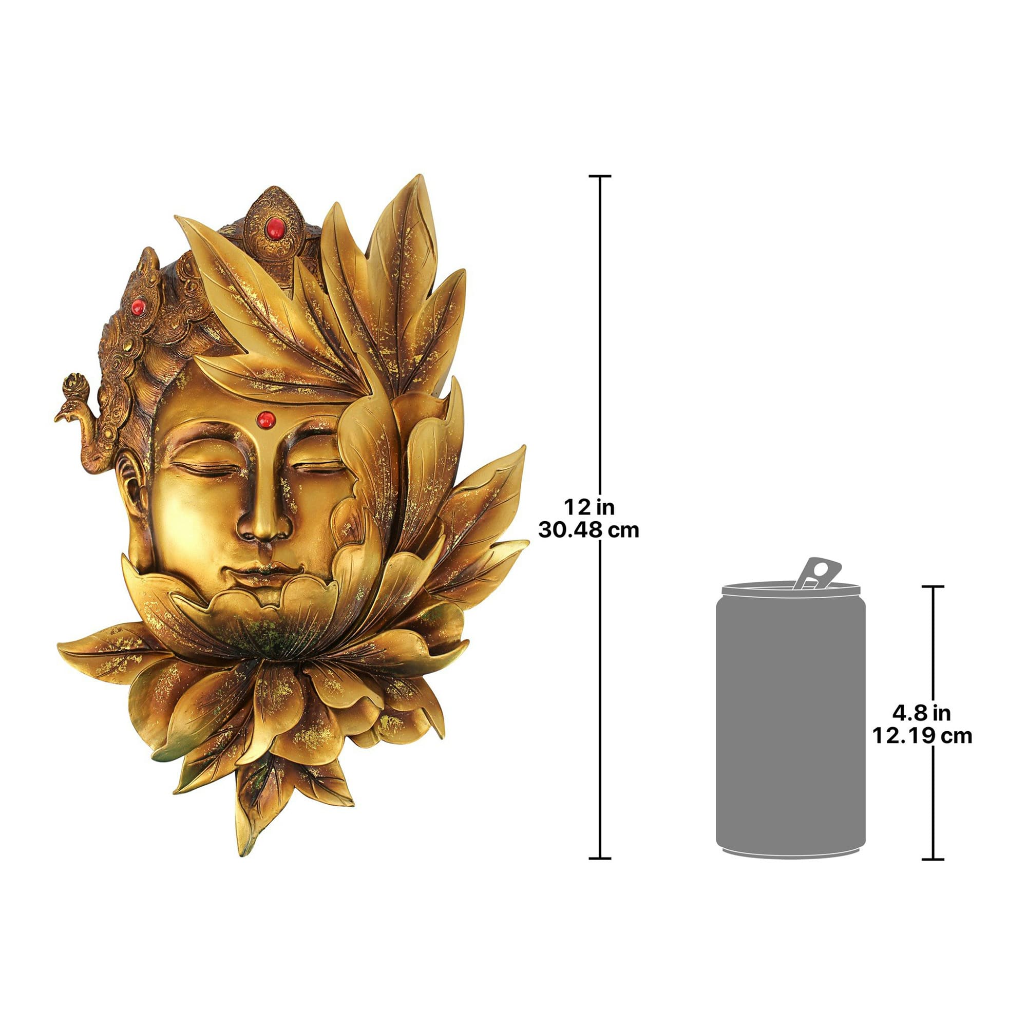 Design Toscano Enlightened Deities Guan Yin Wall Sculpture