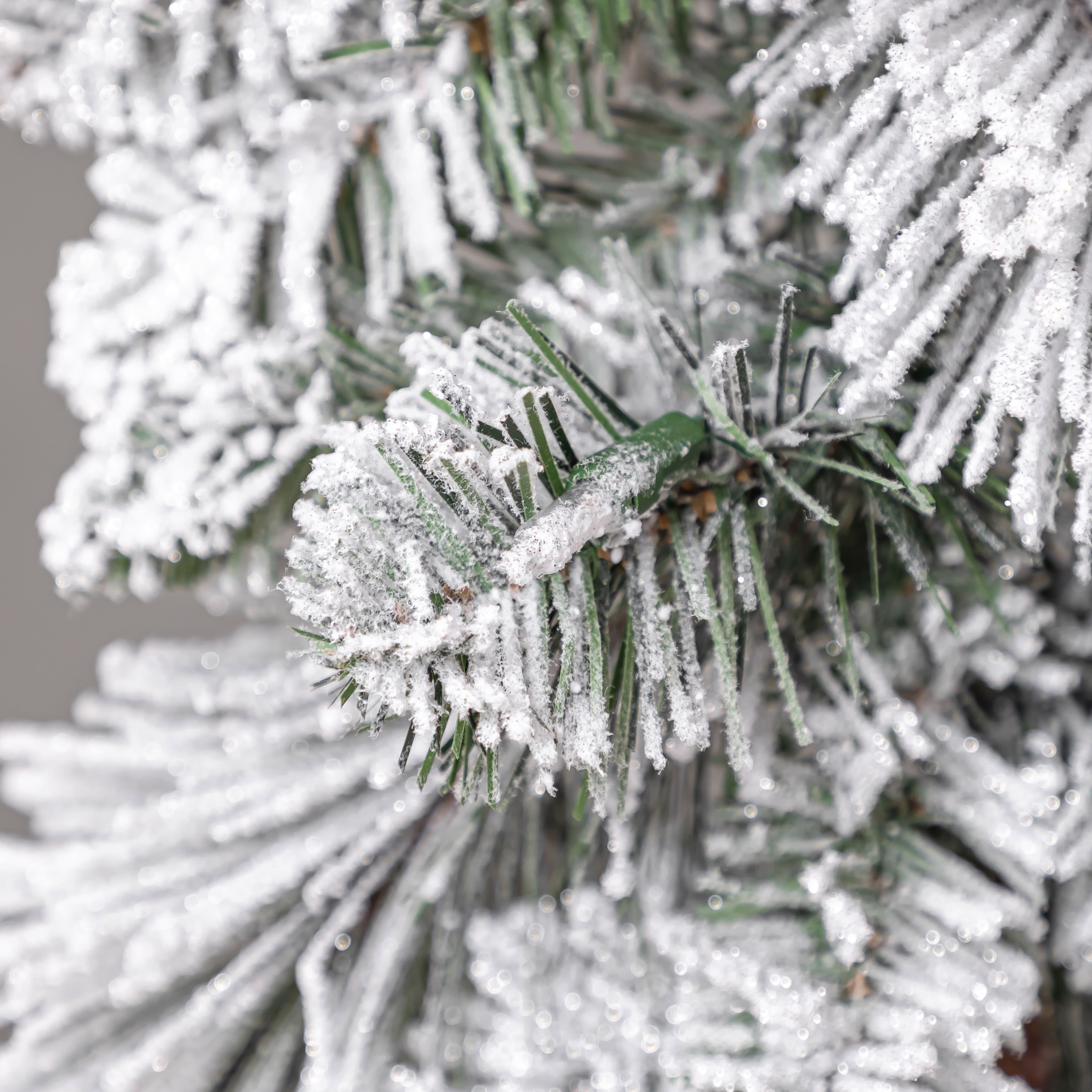 6ft. Pre-Lit Flocked Garland by Ashland&#xAE;