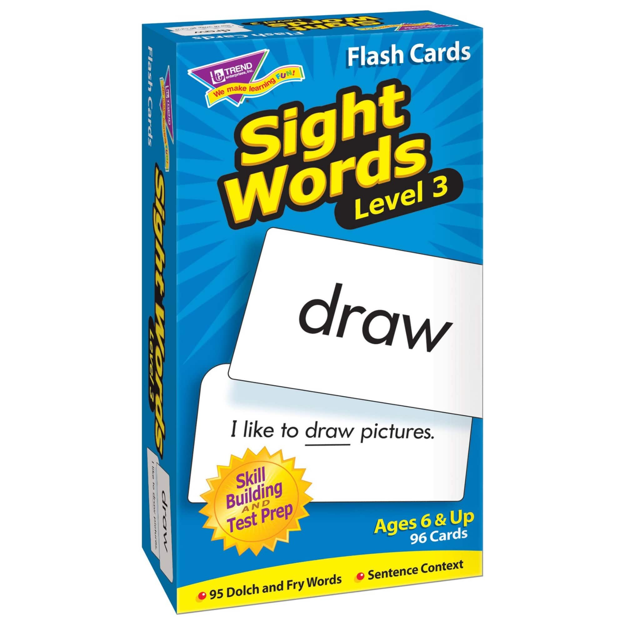 Trend Enterprises&#xAE; Sight Words Level 3 Skill Drill Flash Cards