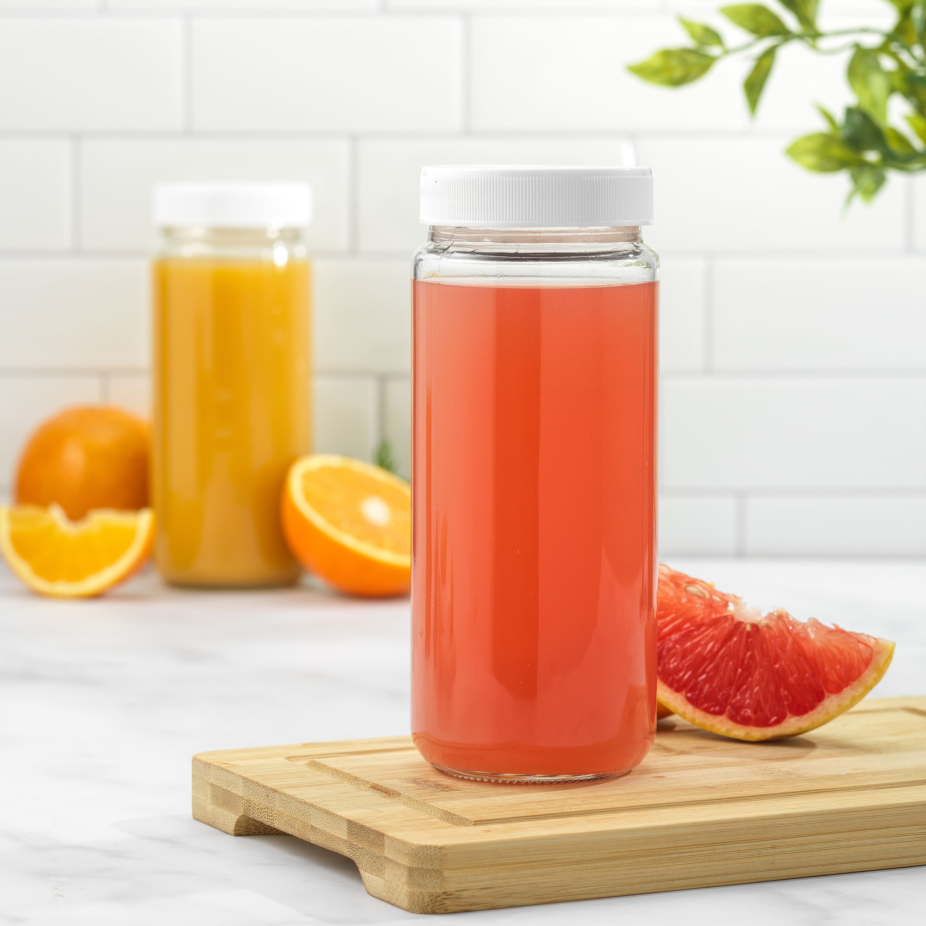 JoyJolt® 16oz. Reusable Glass Juice Bottles with Lids, 8ct.