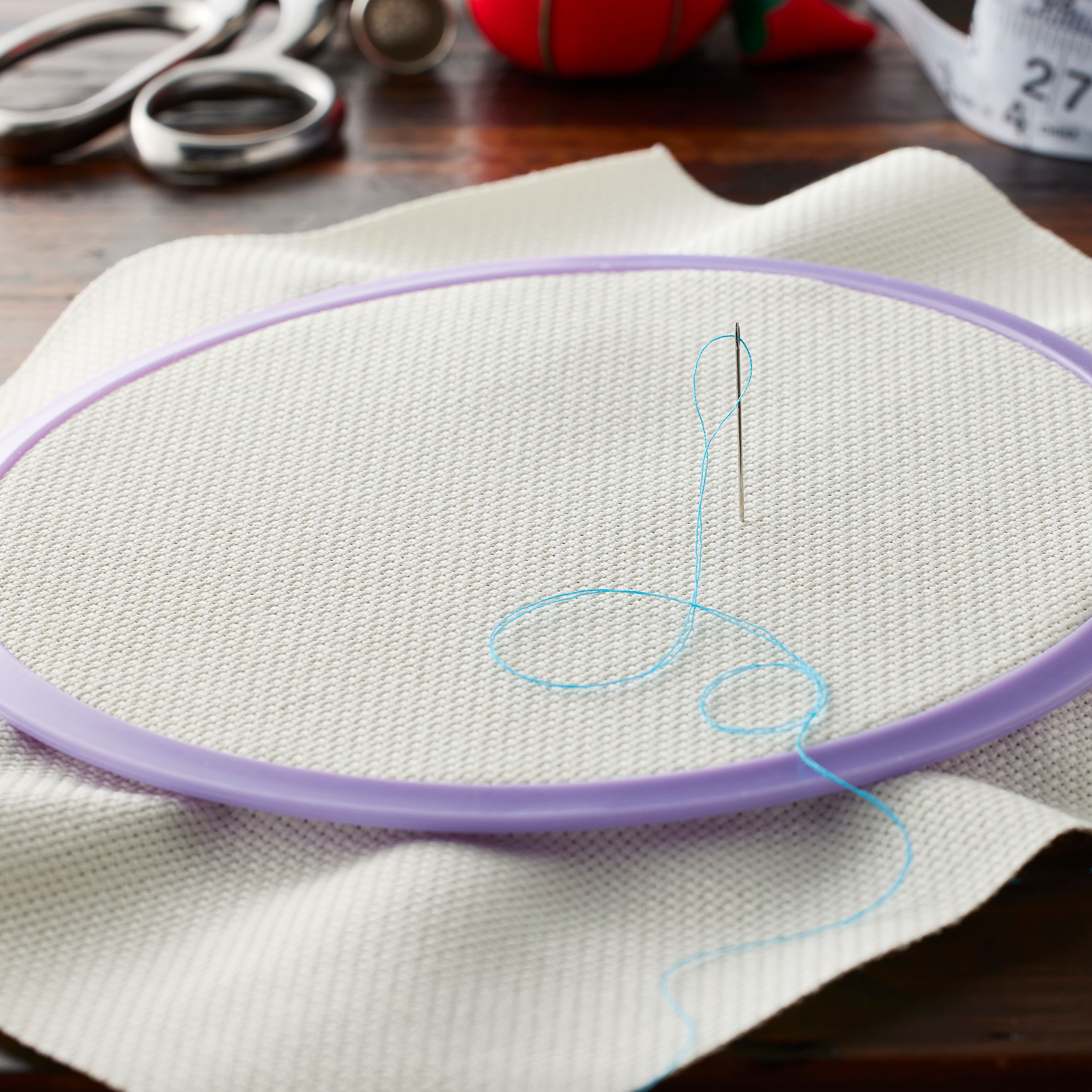 Charles Craft® Gold Standard® 14 Count Antique White Aida Cross Stitch Fabric, 20" x 24"