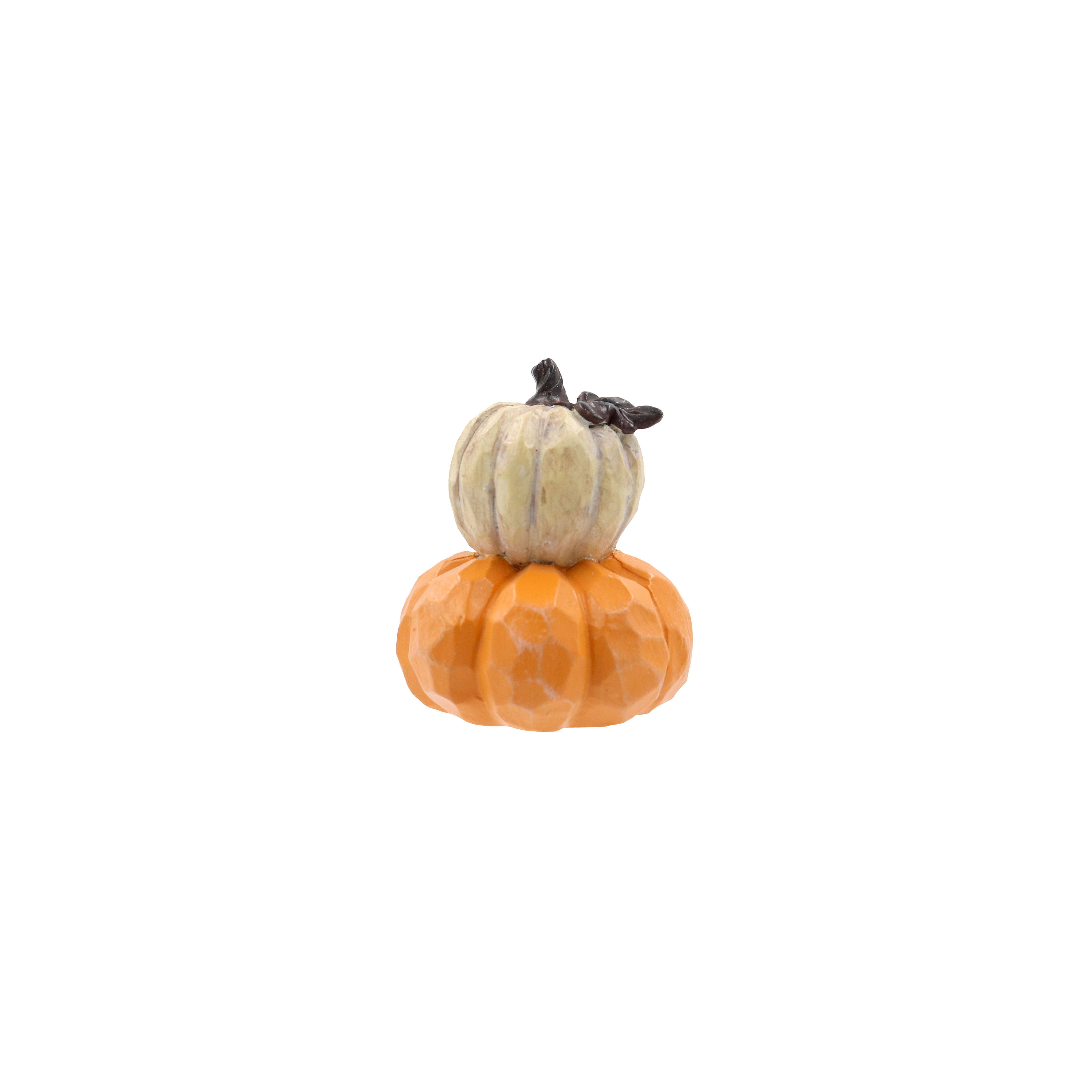 Mini Fall Orange &#x26; Cream Pumpkin Stack by Ashland&#xAE;