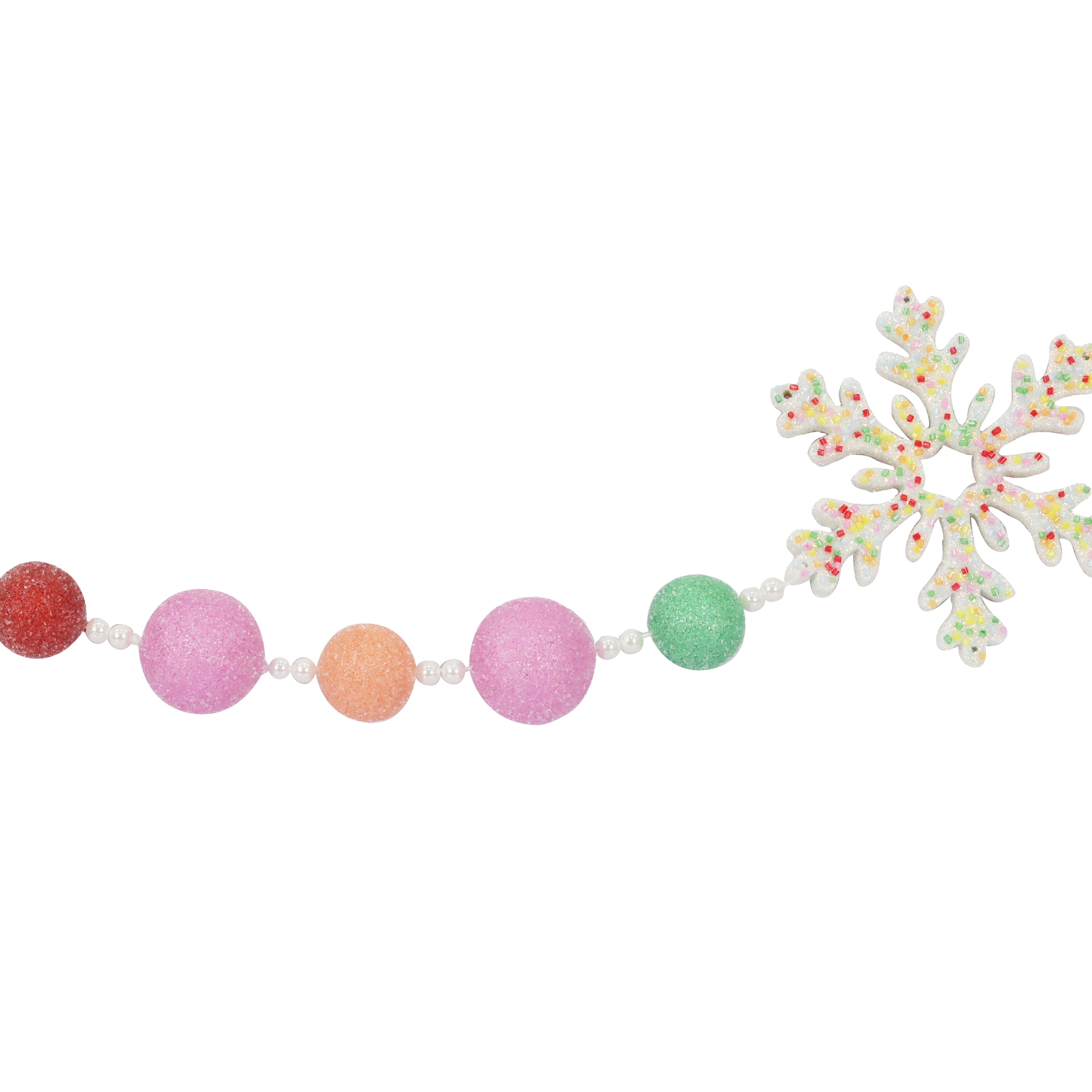 6ft. Multicolor Snowflake Garland by Ashland&#xAE;