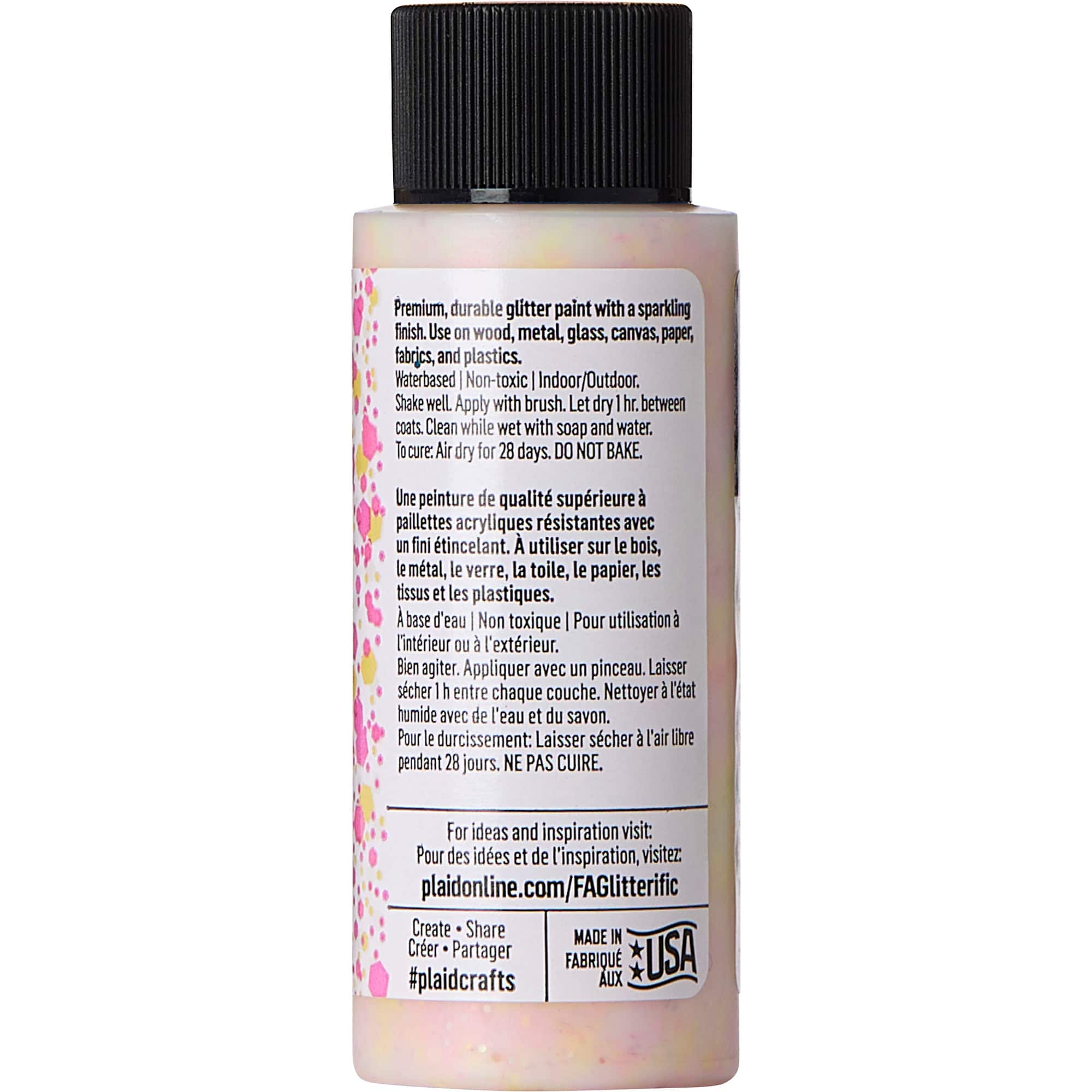 FolkArt® Glitterific Pop™ Acrylic Paint, 2oz.