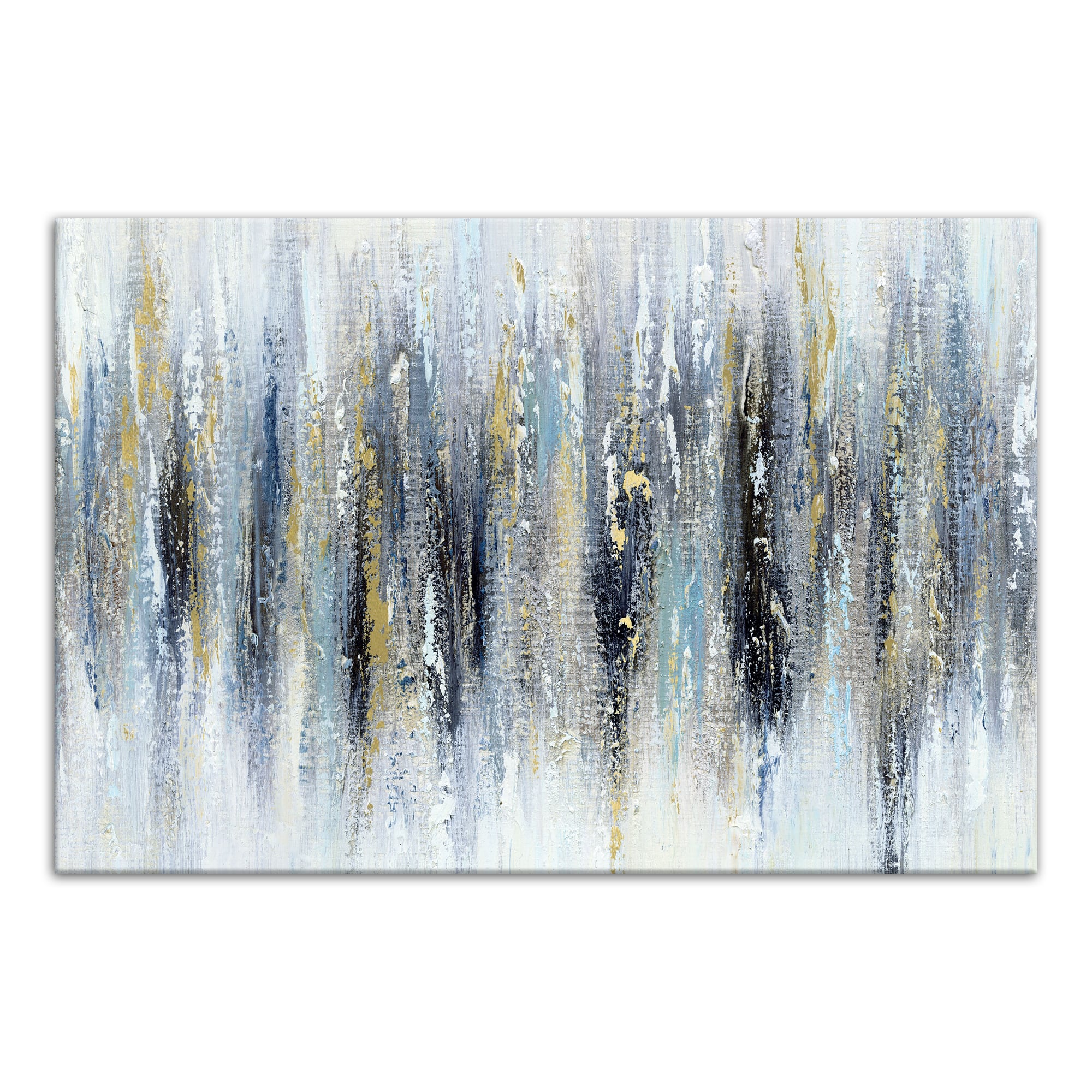 Edgy Abstract 24&#x22; x 16&#x22; Canvas Wall Art