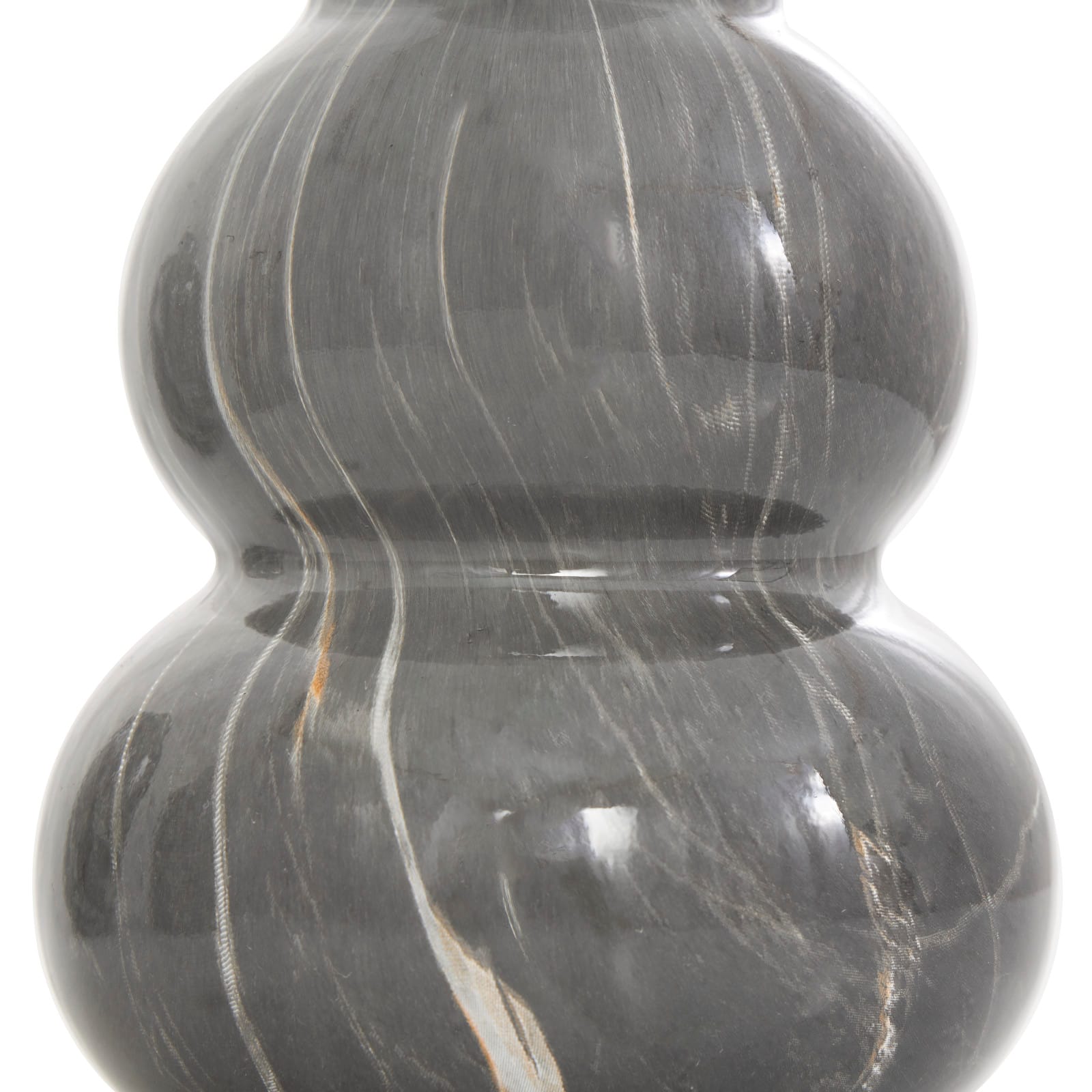 Gray Marble Inspired Ceramic Vase Set