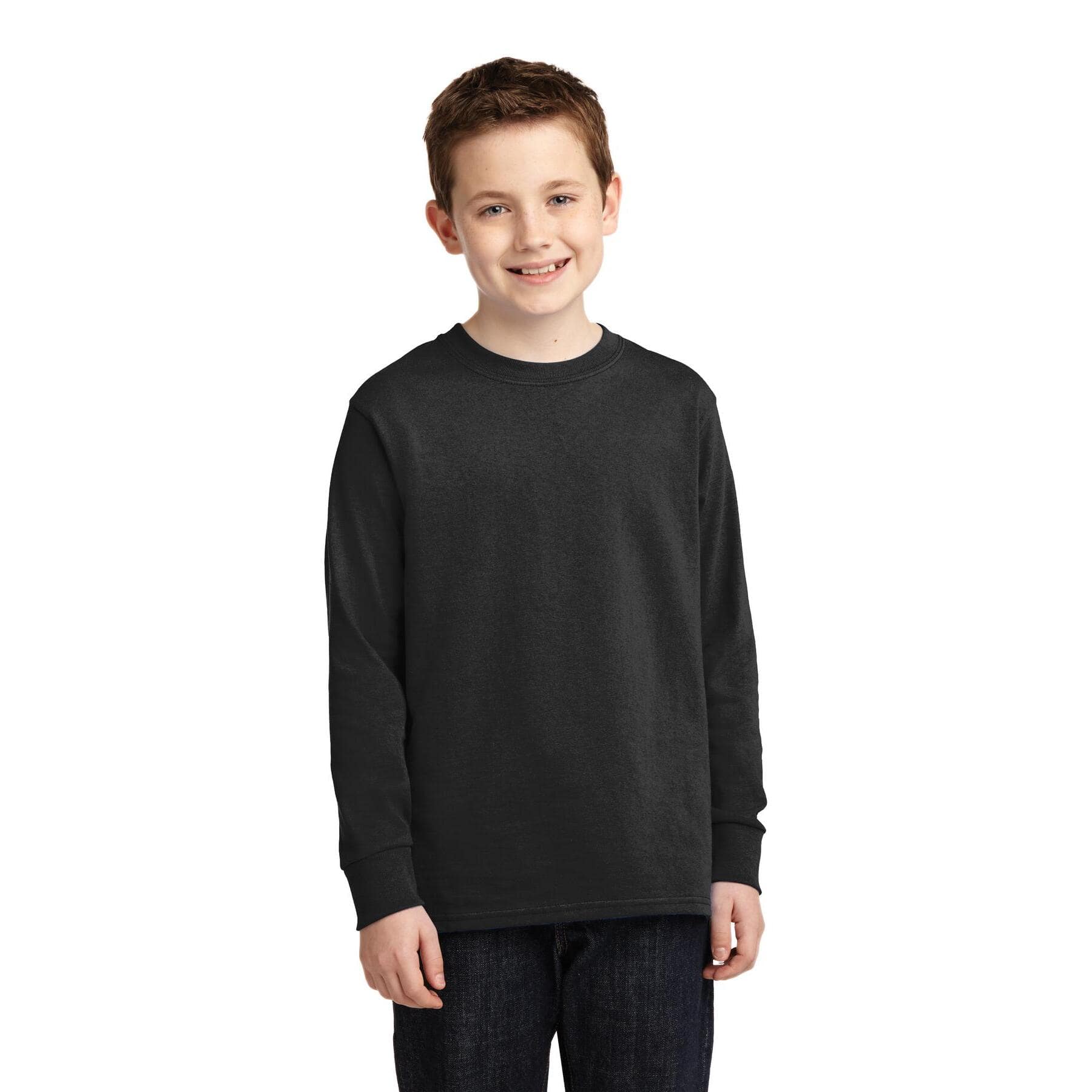 Port &#x26; Company&#xAE; Youth Long Sleeve Core Cotton T-Shirt