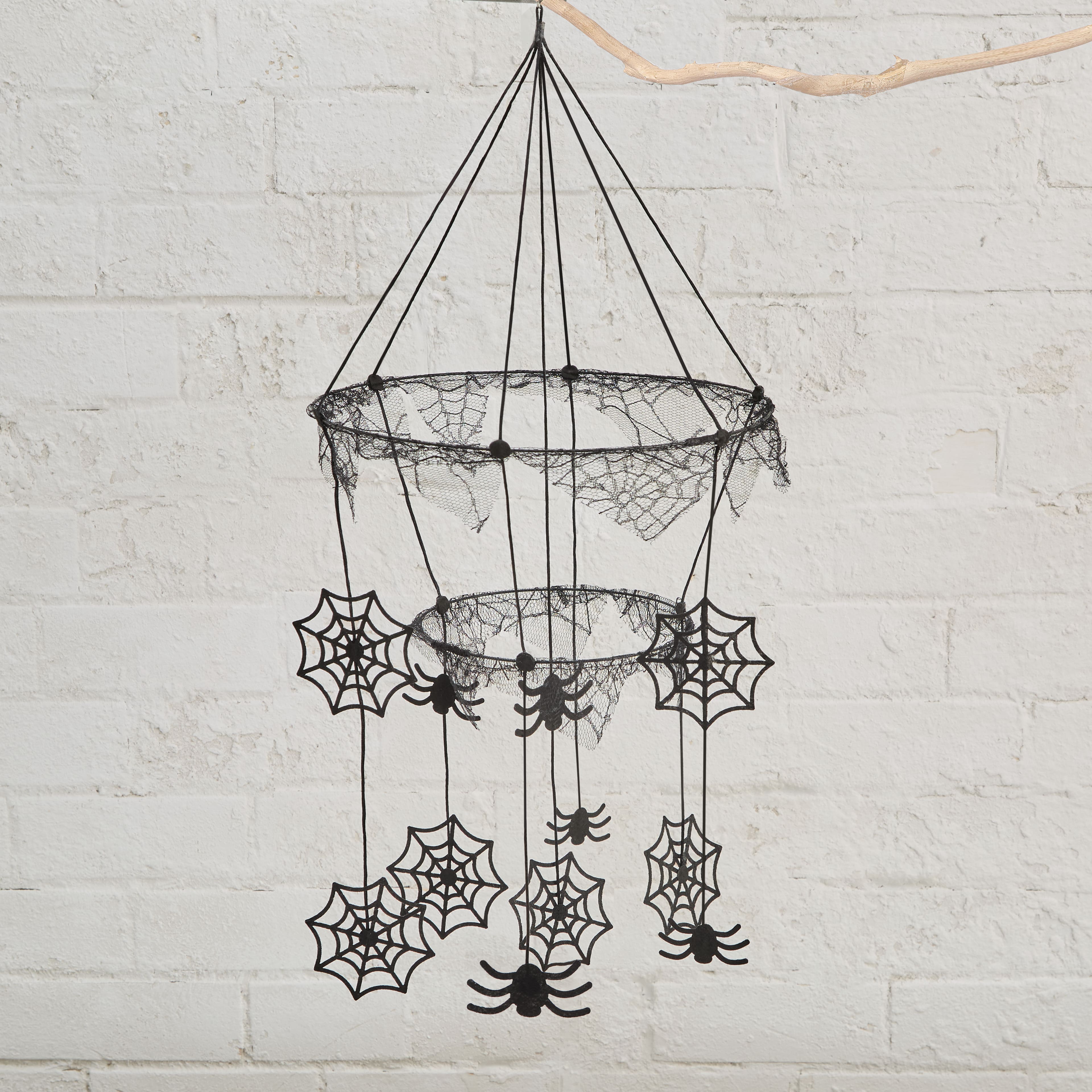 13&#x22; Black Bat Halloween Chandelier by Celebrate It&#x2122;