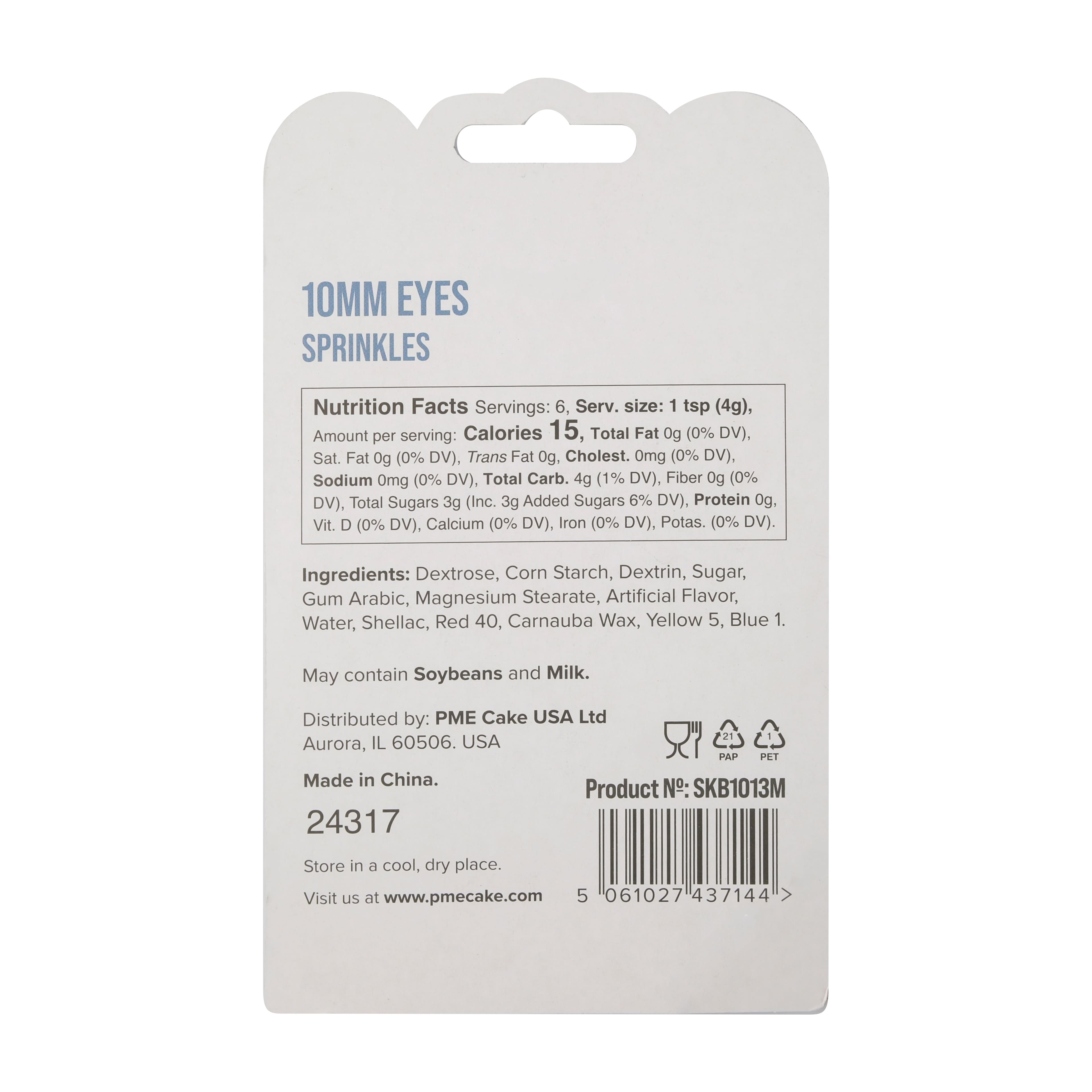 PME Cake Sweet Street® Eyeball Sprinkles