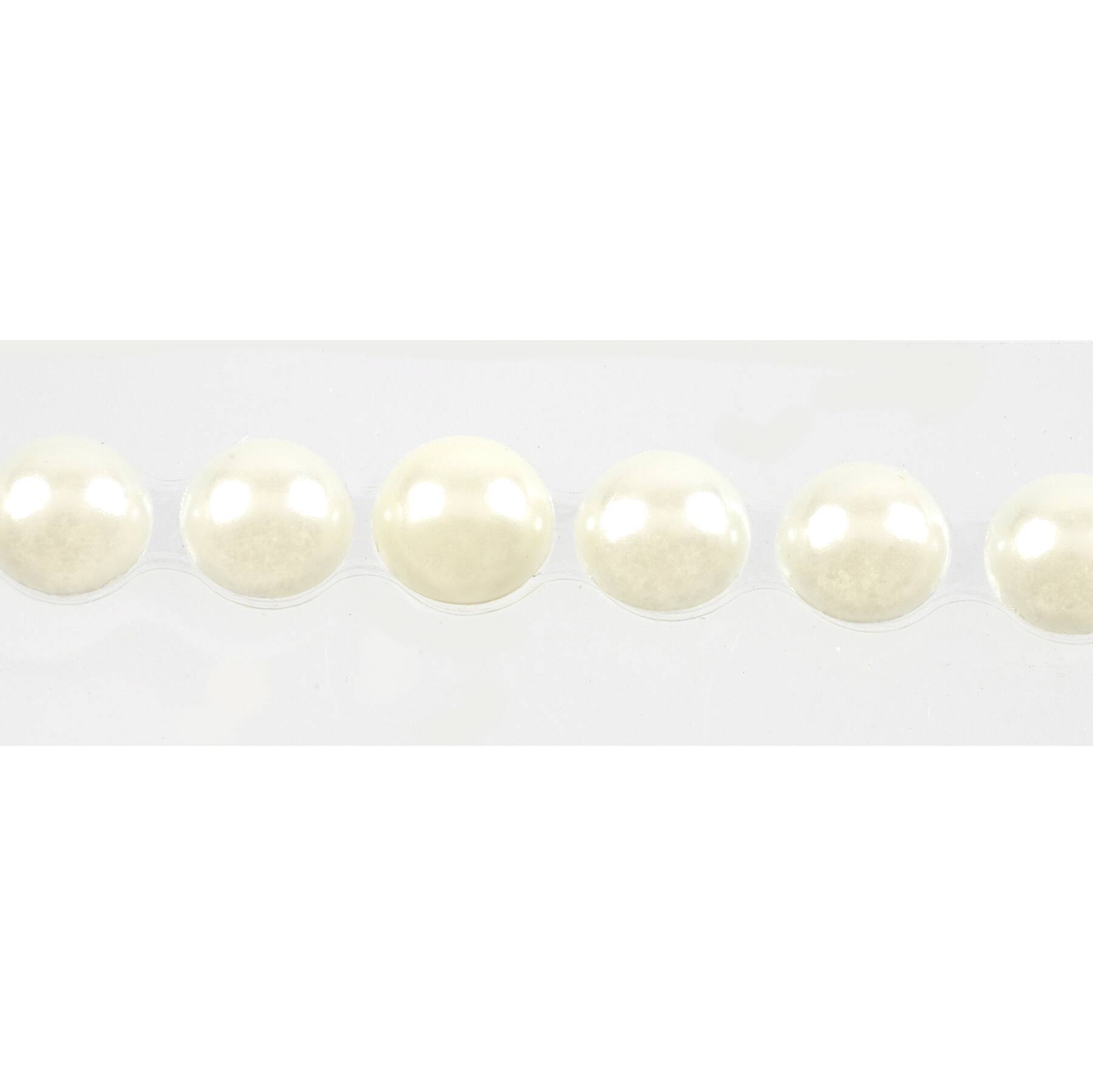 12 Pack: White Pearl Stickers by Recollections™ Bling on a Roll™