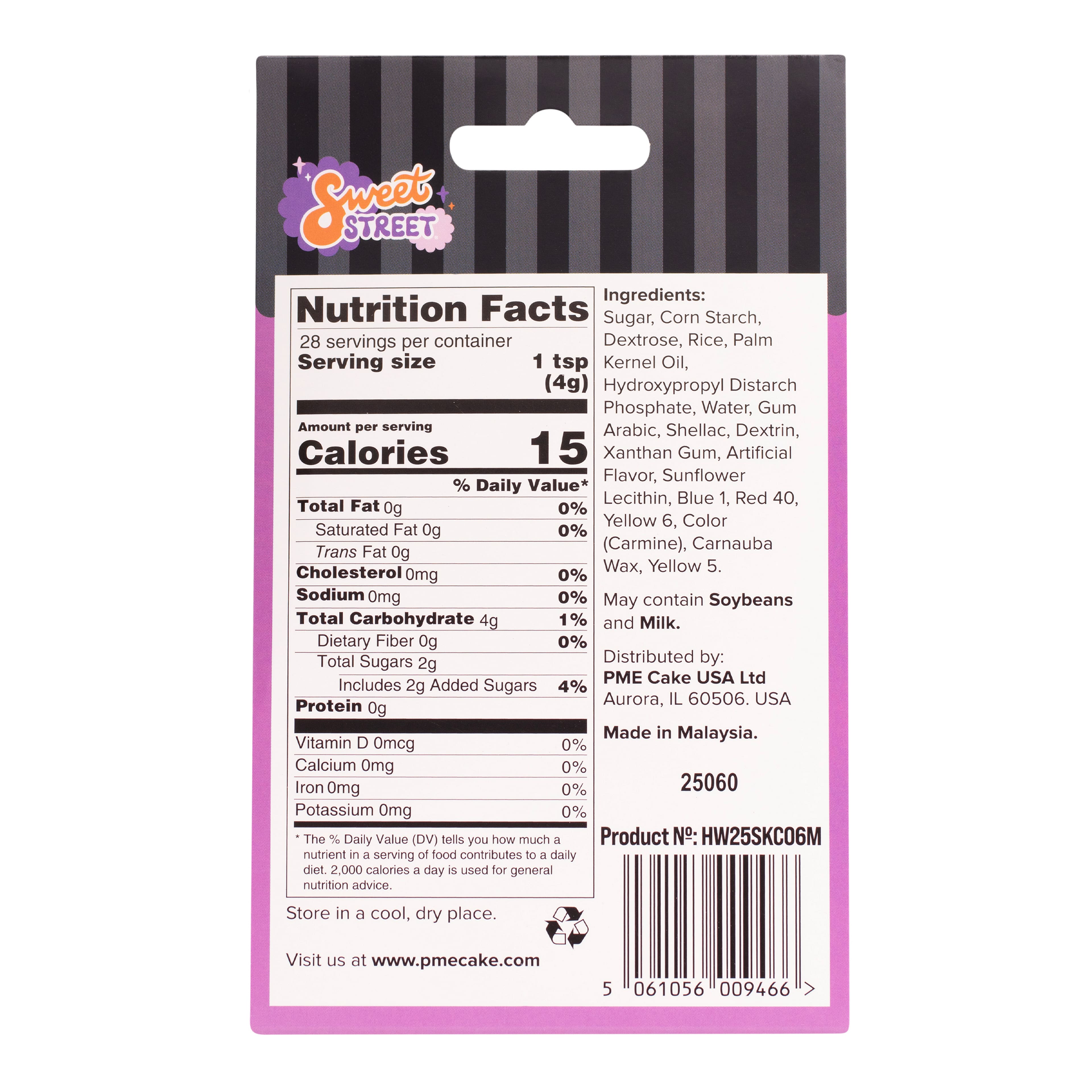 PME Cake Sweet Street&#xAE; Pink Party Sprinkle Mix