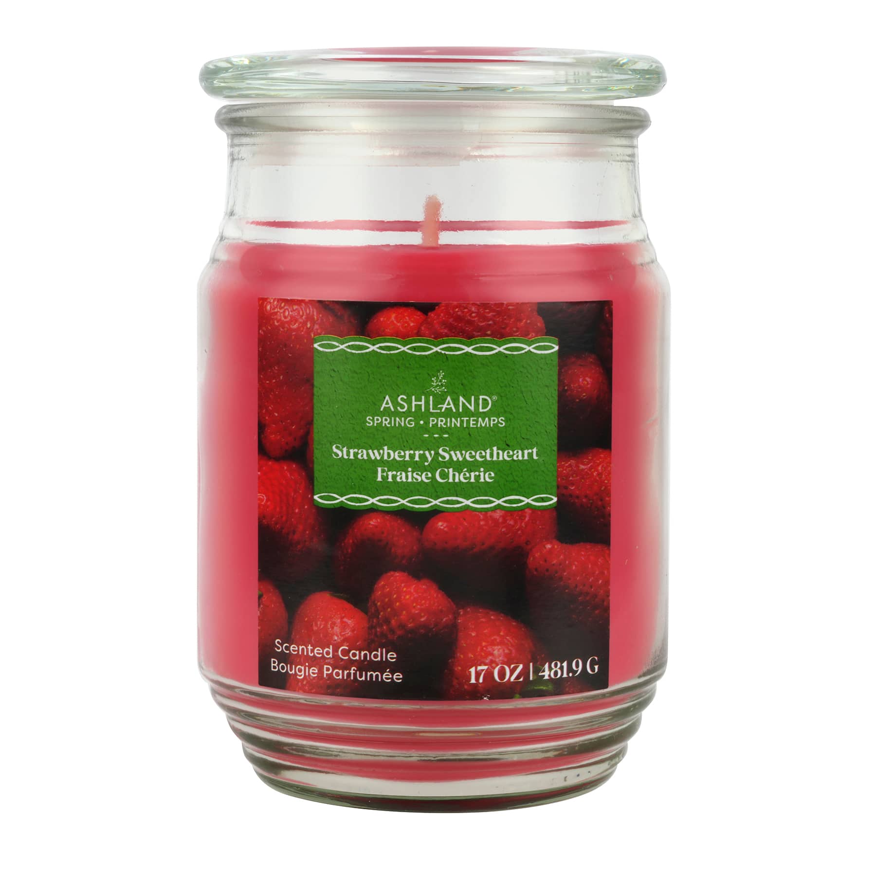 Strawberry Sweetheart Scented Jar Candle by Ashland&#xAE;