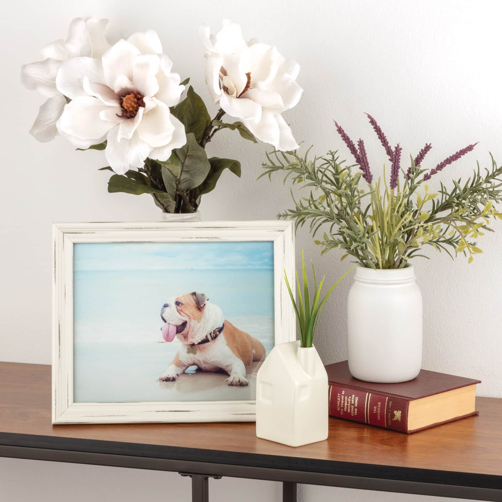 12 Pack: Distressed White Frame, Simply Essentials™ by Studio Décor®