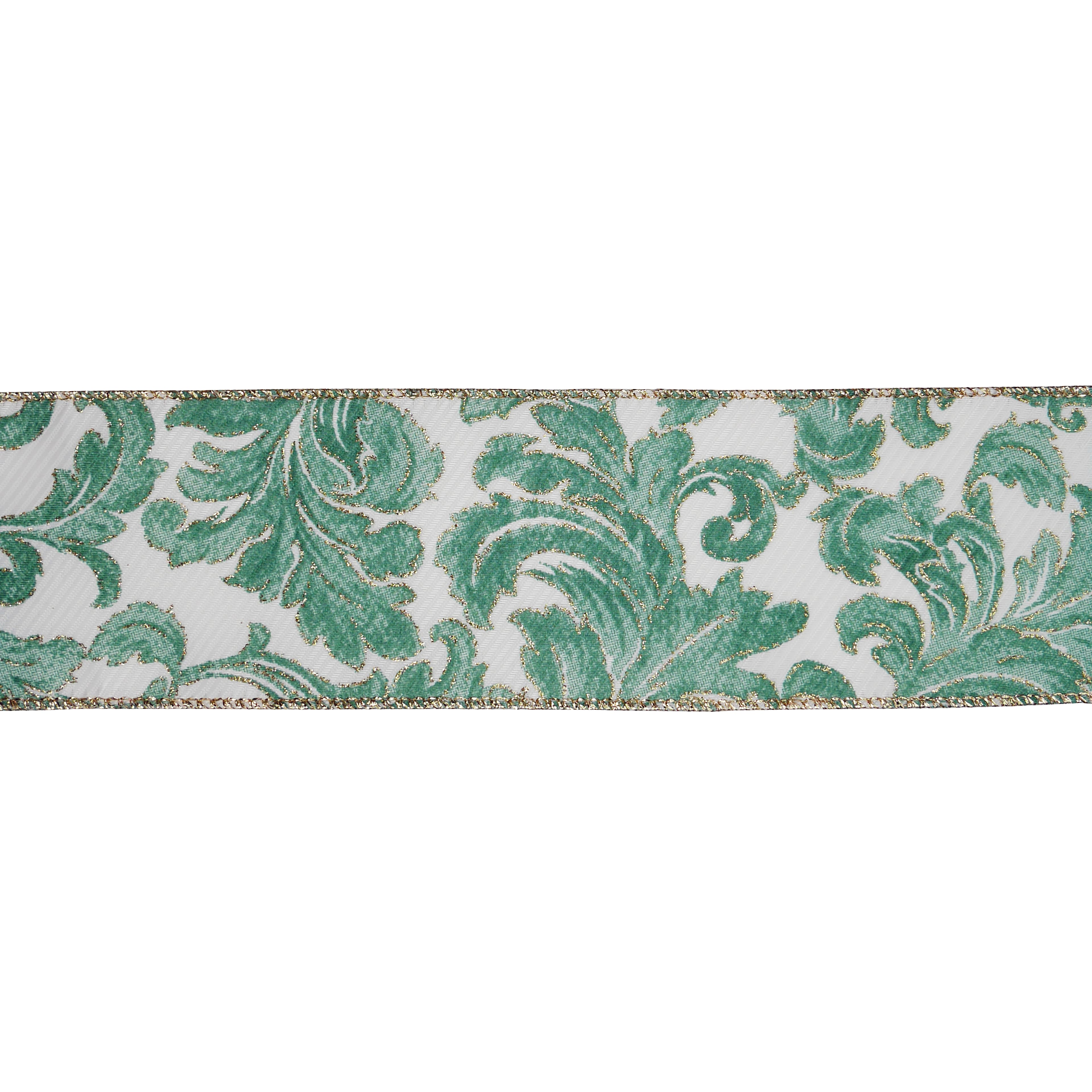 2.5" x 20ft. Damask Wired Ribbon by Celebrate It