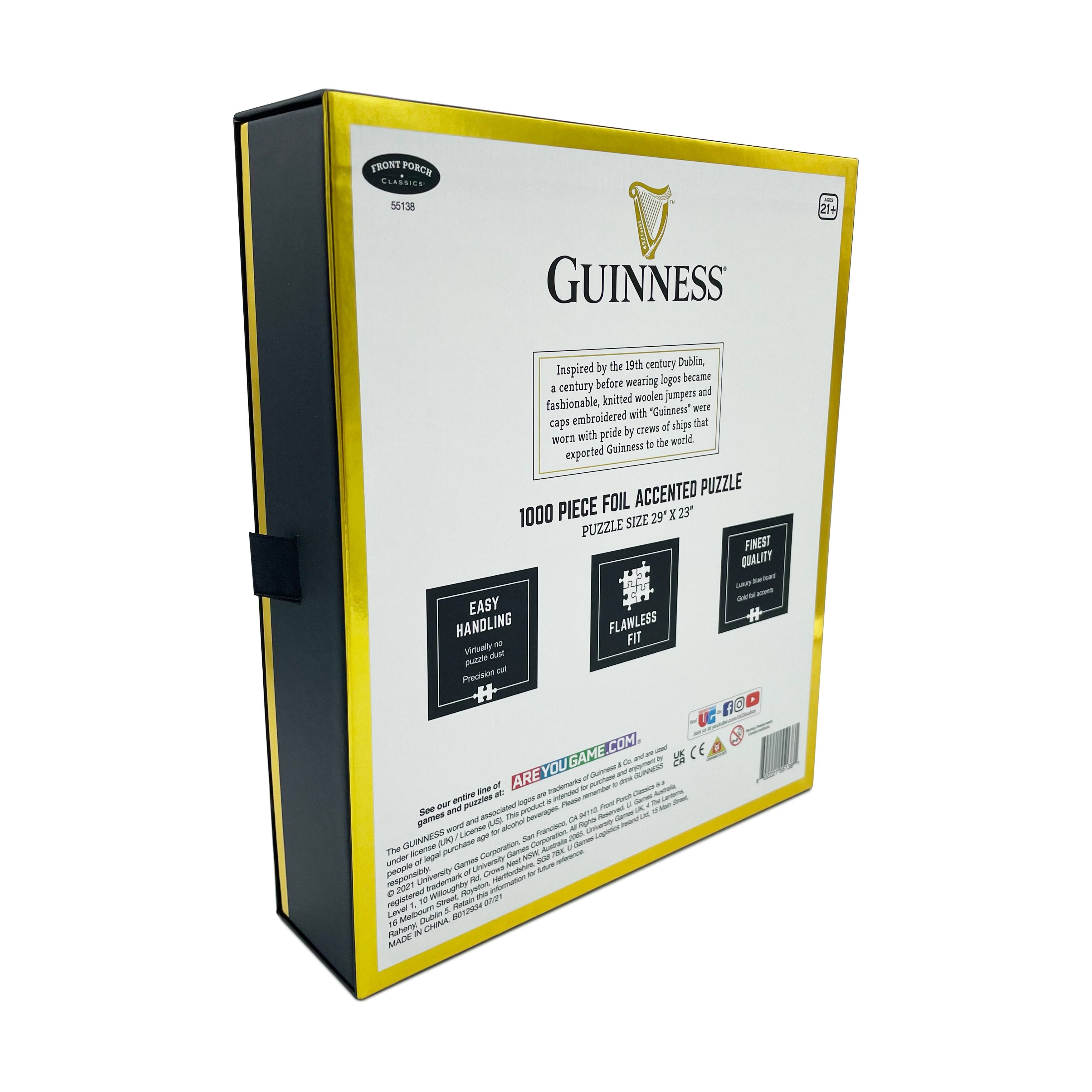 Guinness Foil Accented Puzzle - Coaster: 1000 Pcs