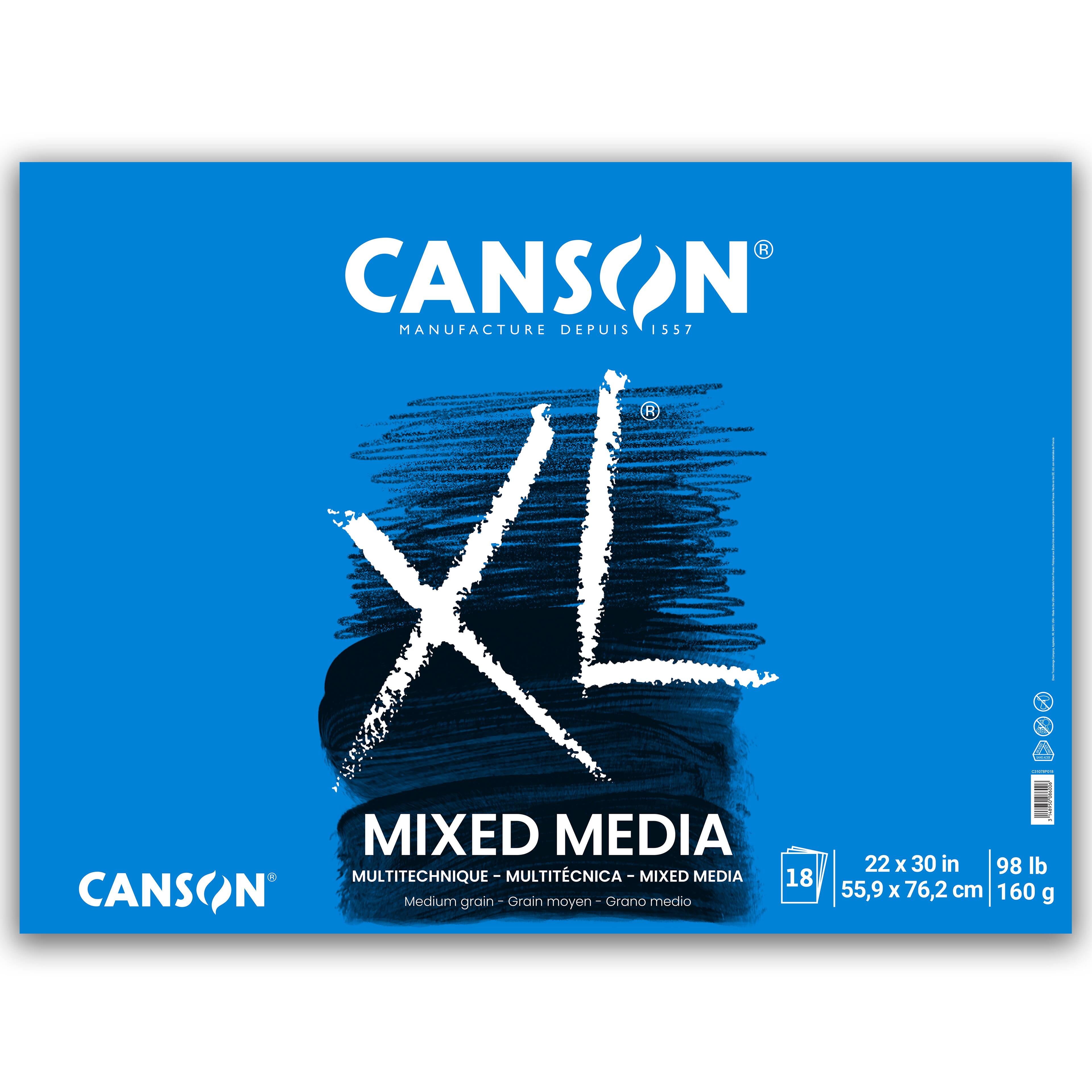 Canson® XL® Mixed Media Paper Pad, 22" x 30"