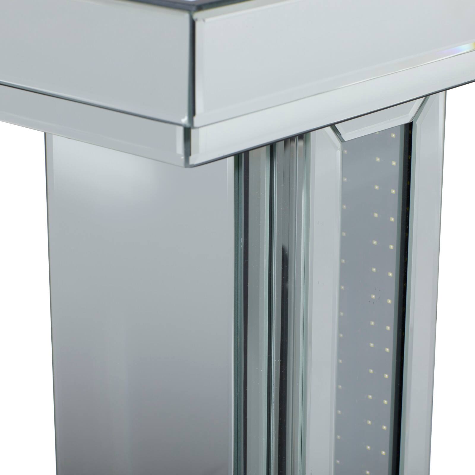 Silver Glam Wood Console Table, 32" x 48"