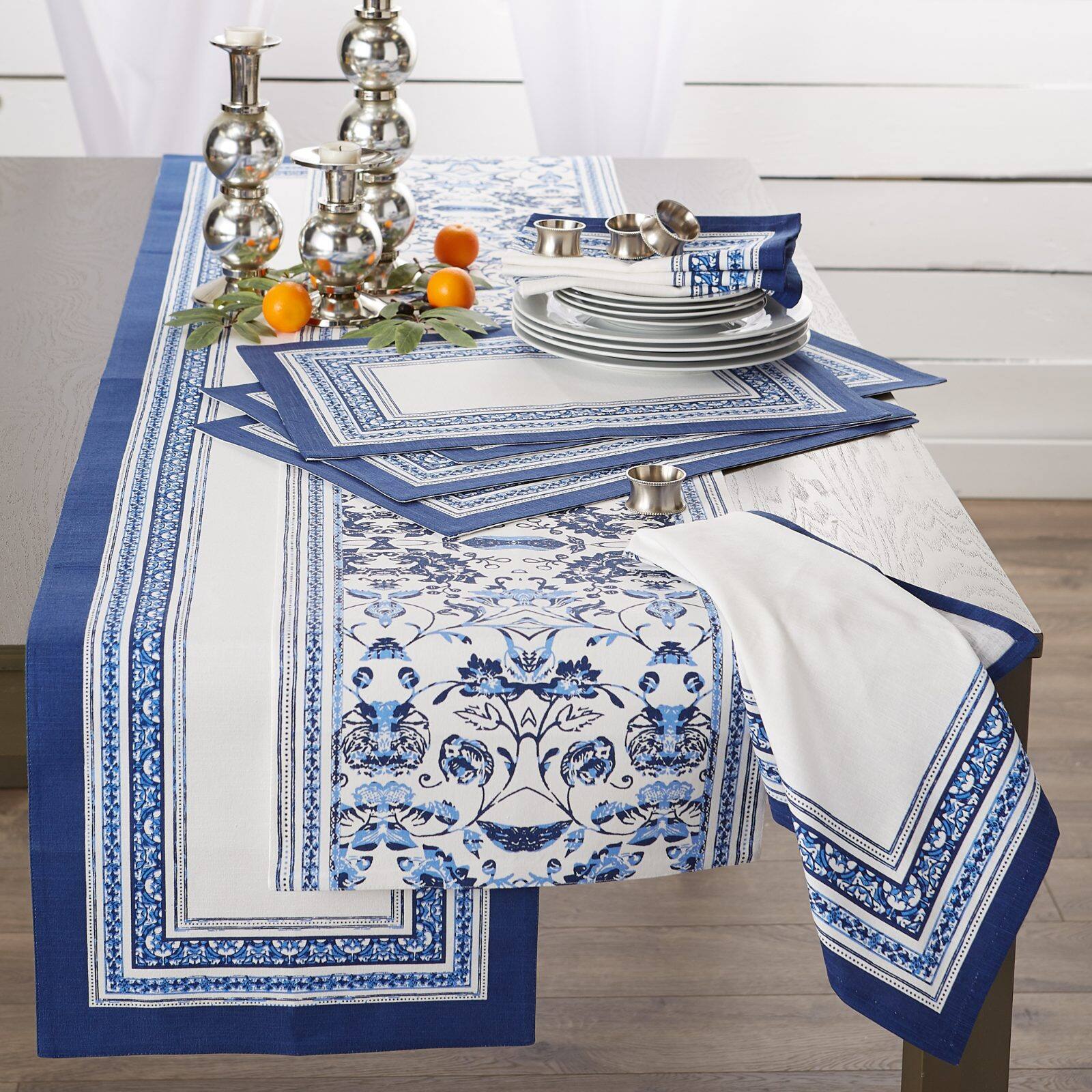 DII® Porto Stripe Print Placemat Set, 6ct.
