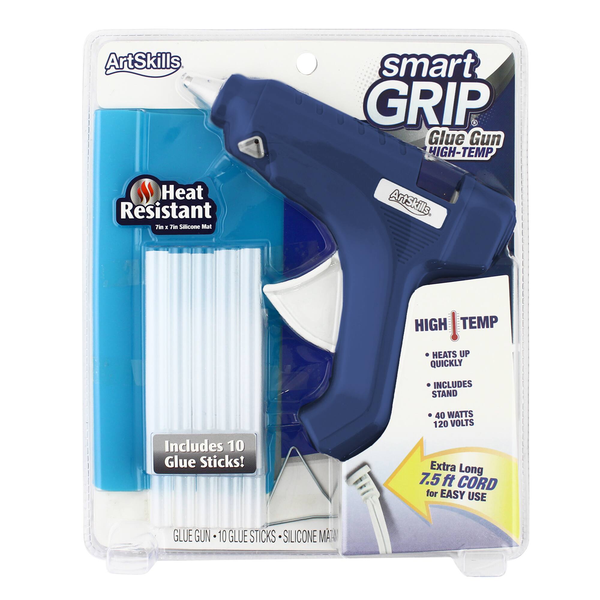 ArtSkills&#xAE; Full Size Glue Gun &#x26; Glue Stick Set with Silicone Mat