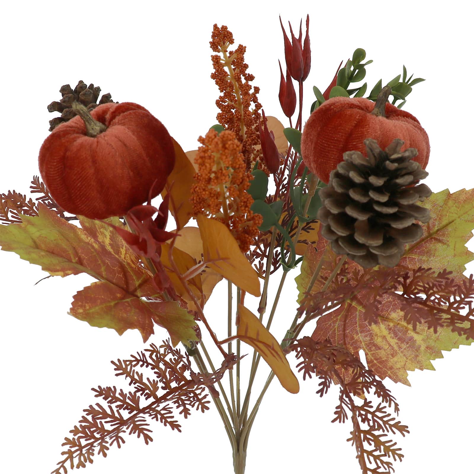 14&#x22; Pumpkin &#x26; Pinecone Mixed Bush by Ashland&#xAE;