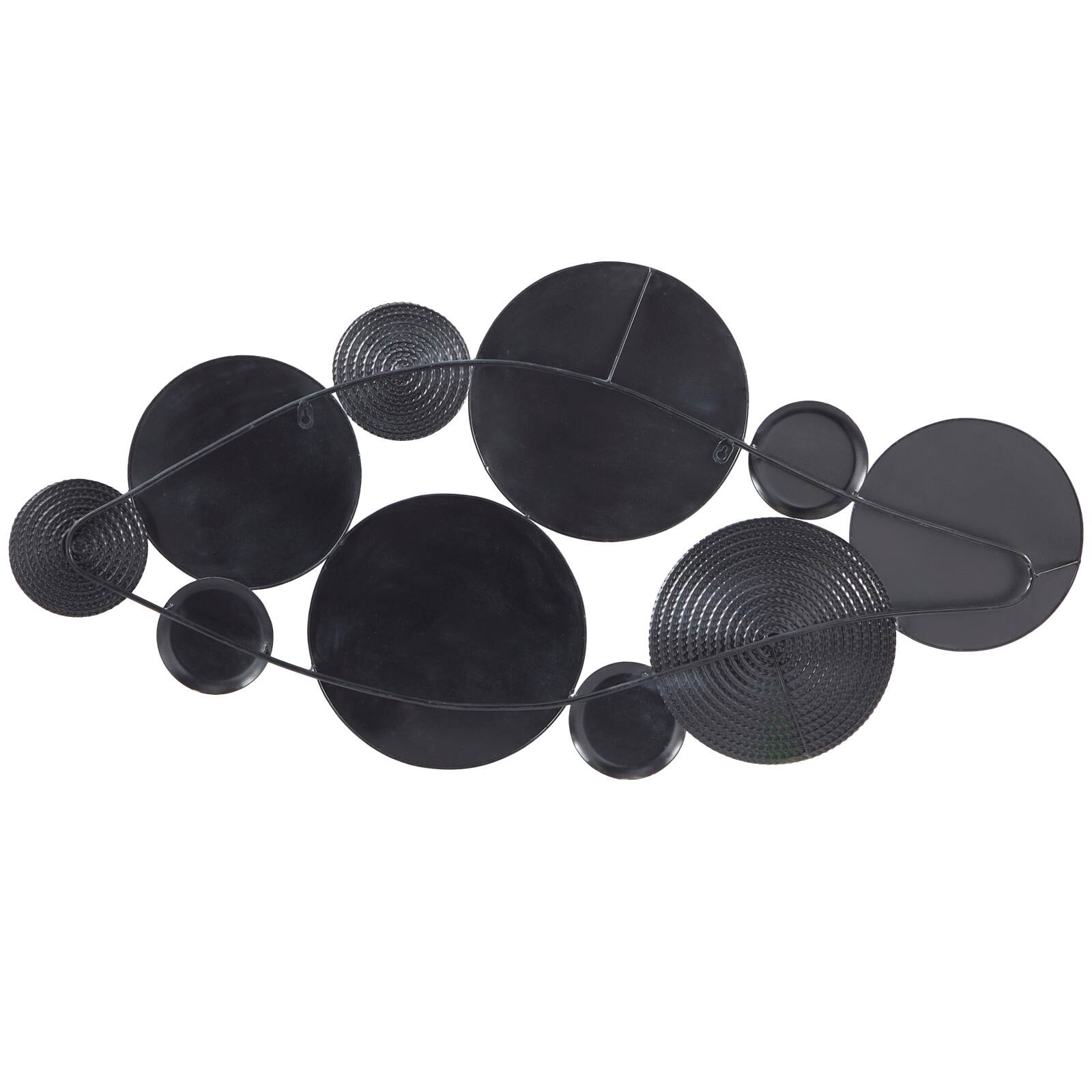 CosmoLiving by Cosmopolitan 46&#x22; Metal Plates with Intricate Patterns Wall D&#xE9;cor