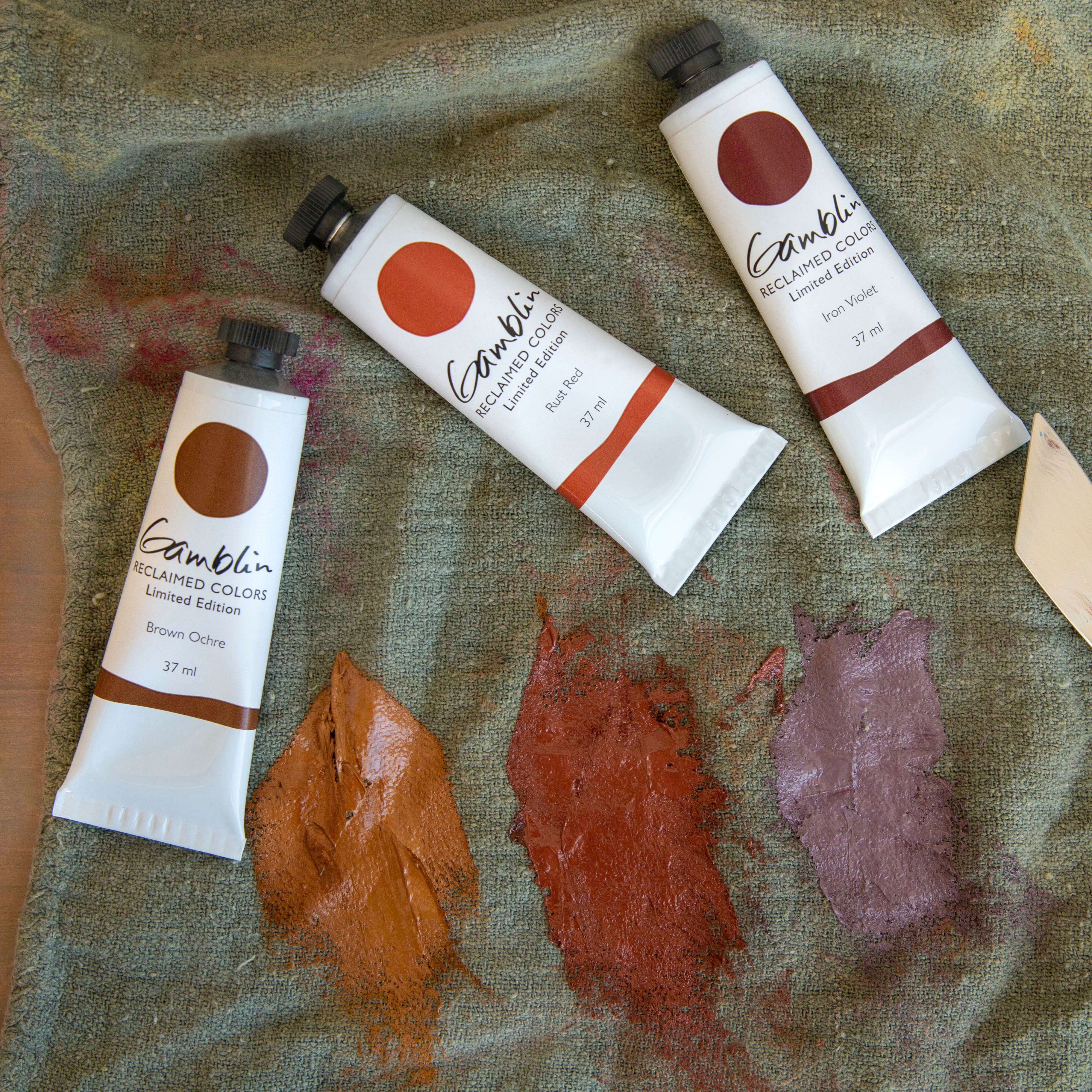Gamblin Reclaimed Earth Colors Limited Edition Oil Color Set
