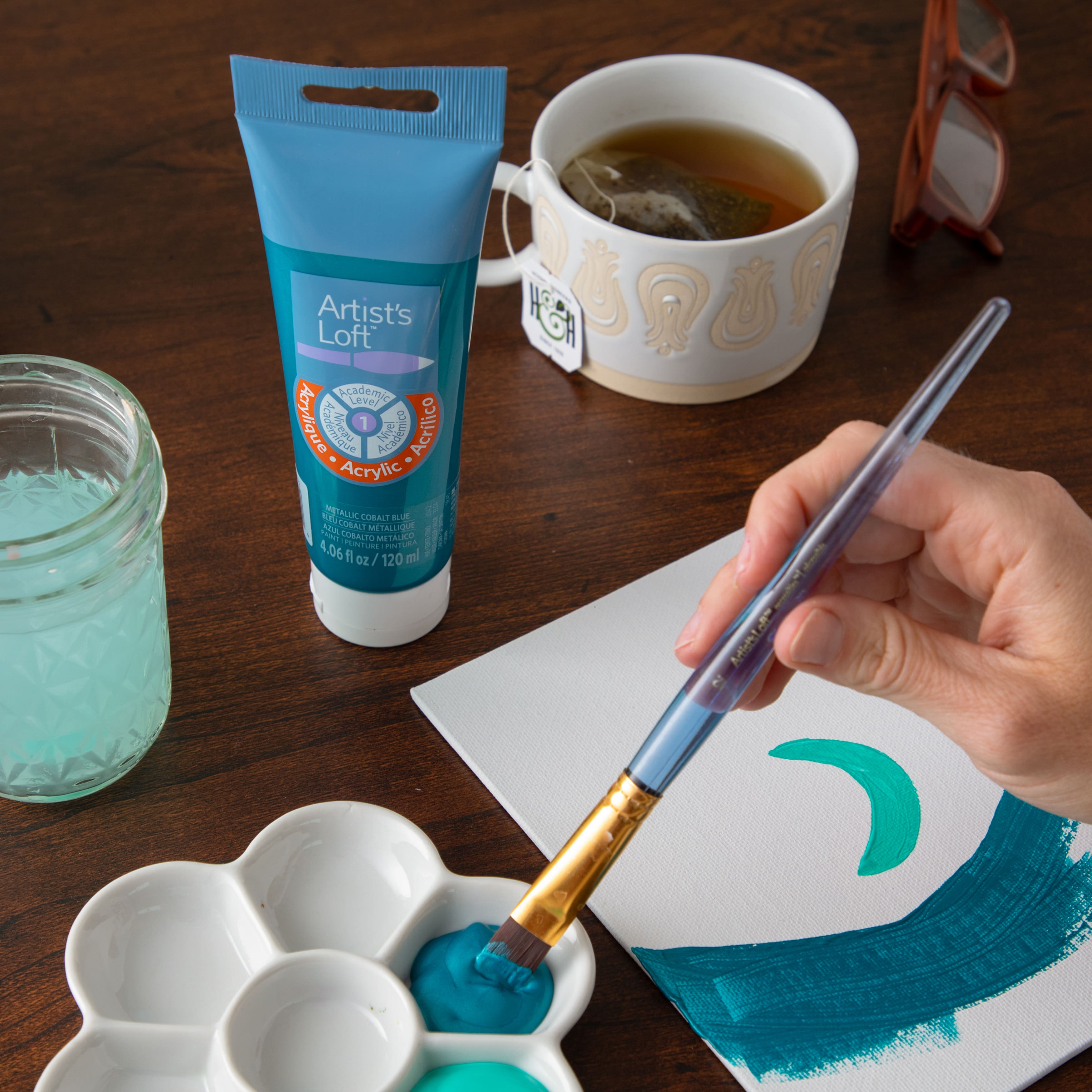 Metallic Acrylic Paint by Artist's Loft®, 4oz.