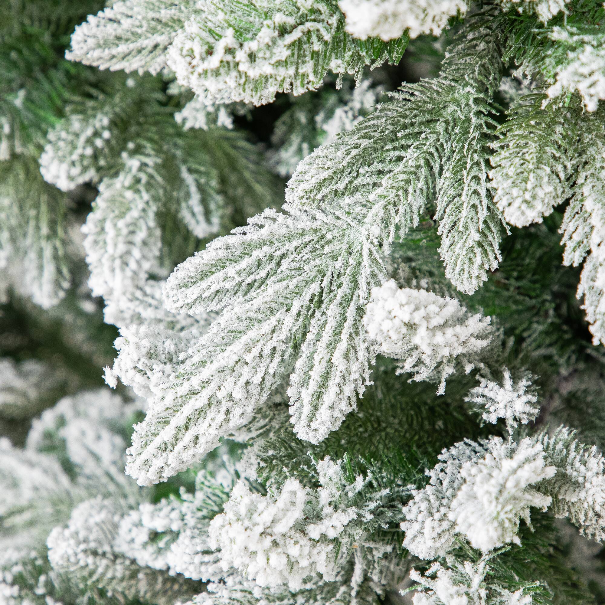 6.5ft. Unlit Real Touch™ Mountain Pearl Flocked Artificial Christmas Tree