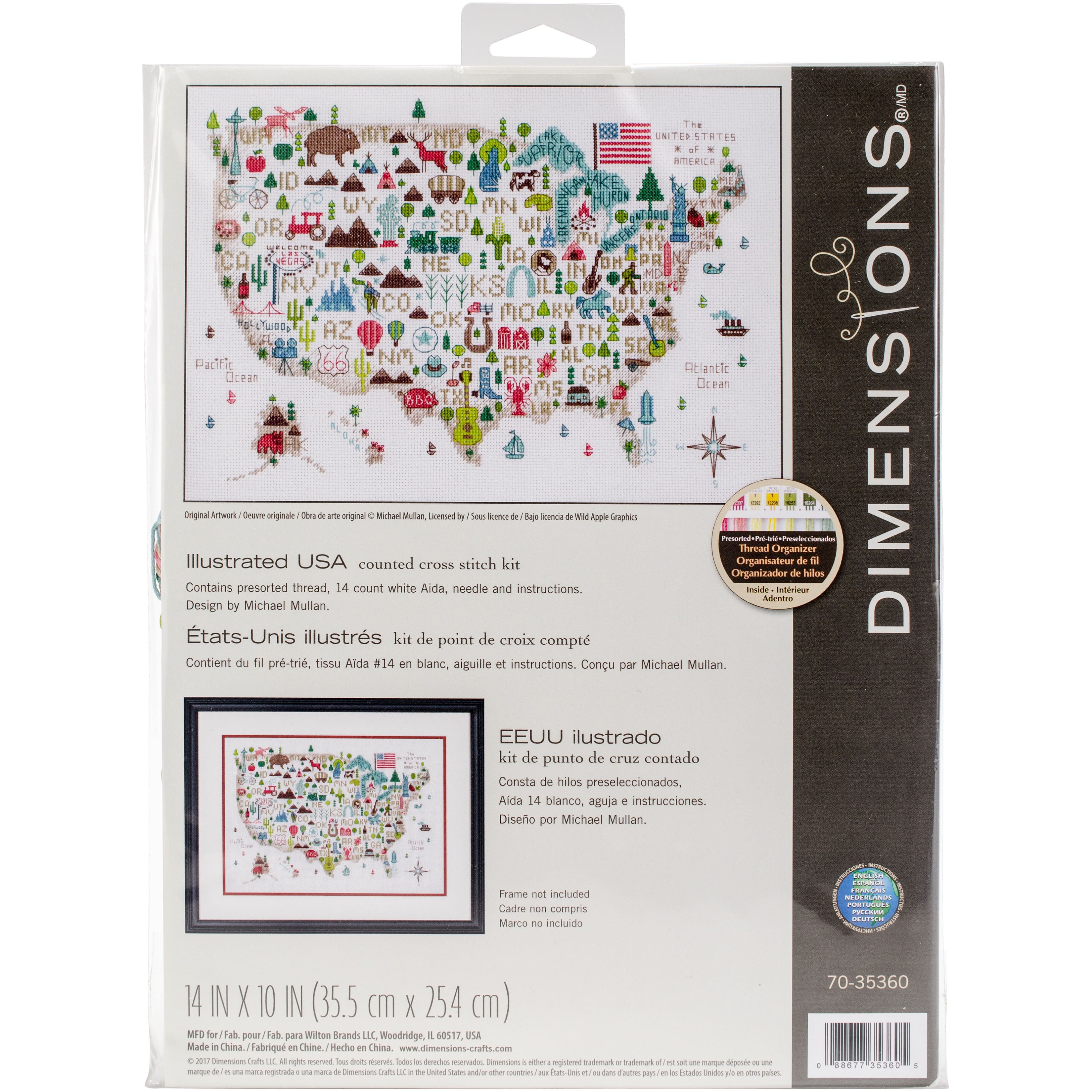 Dimensions&#xAE; Illustrated Life Counted Cross Stitch Kit