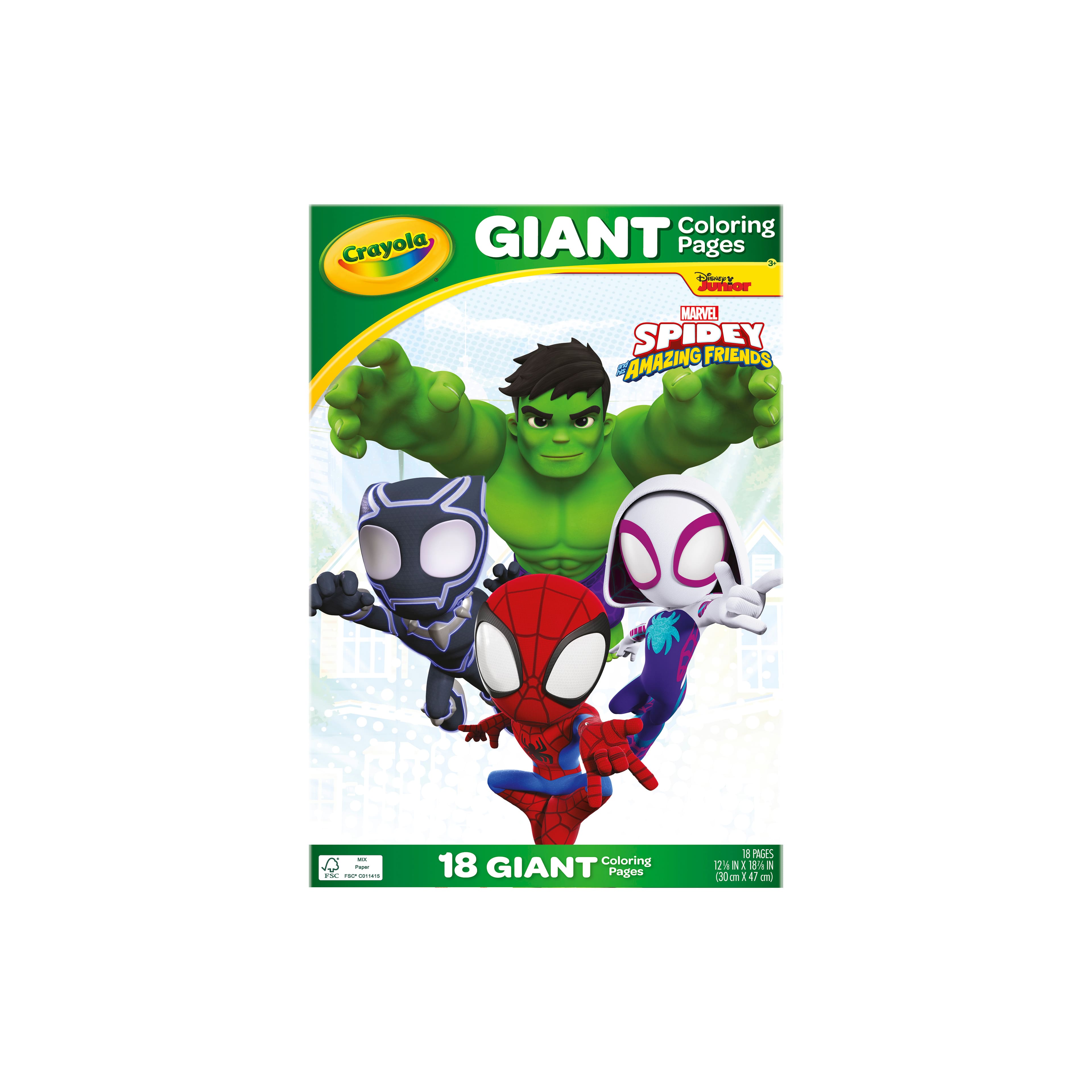 Crayola&#xAE; Spidey &#x26; His Amazing Friends Giant Coloring Pages
