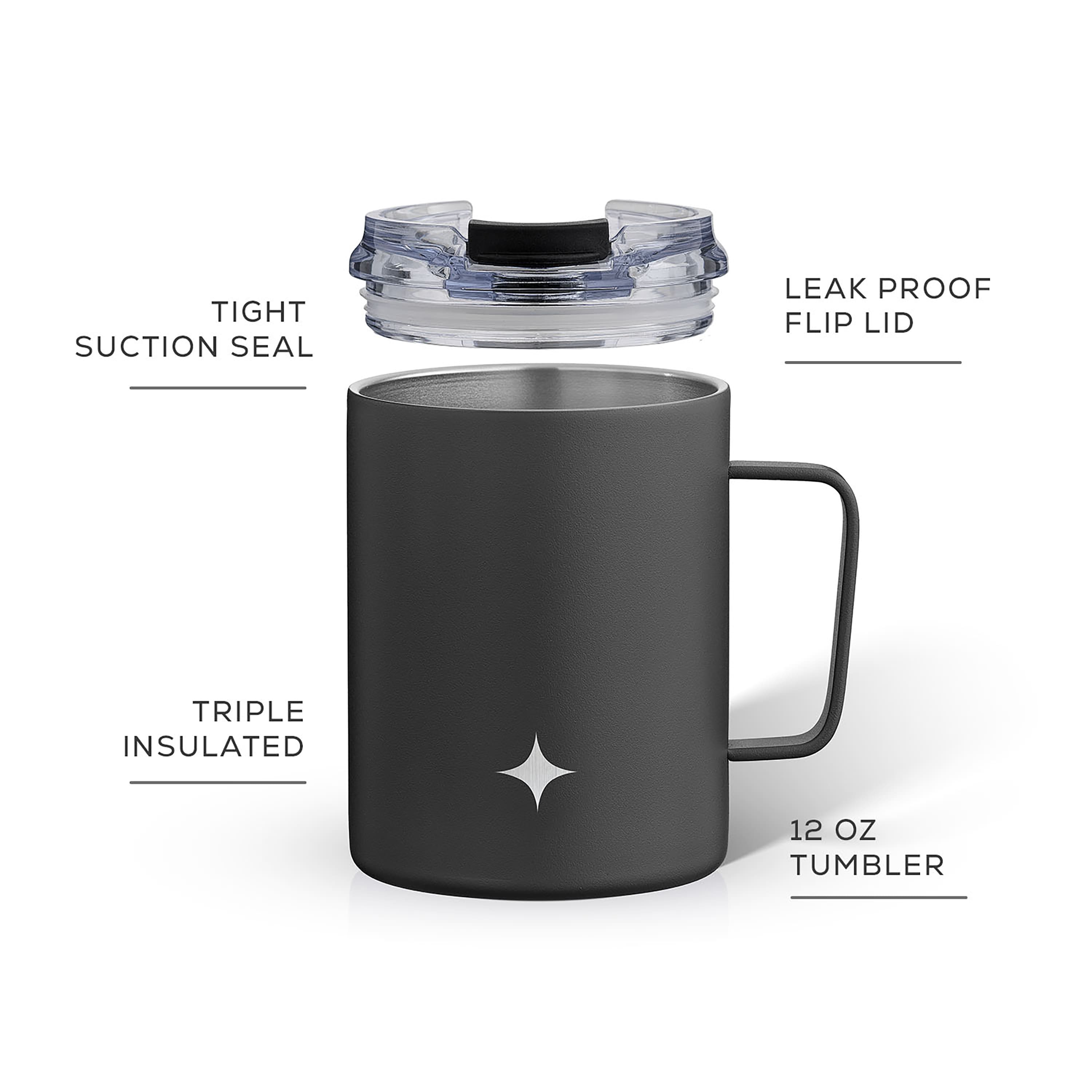 JoyJolt® 12oz. Vacuum Insulated Tumbler With Lid & Handle