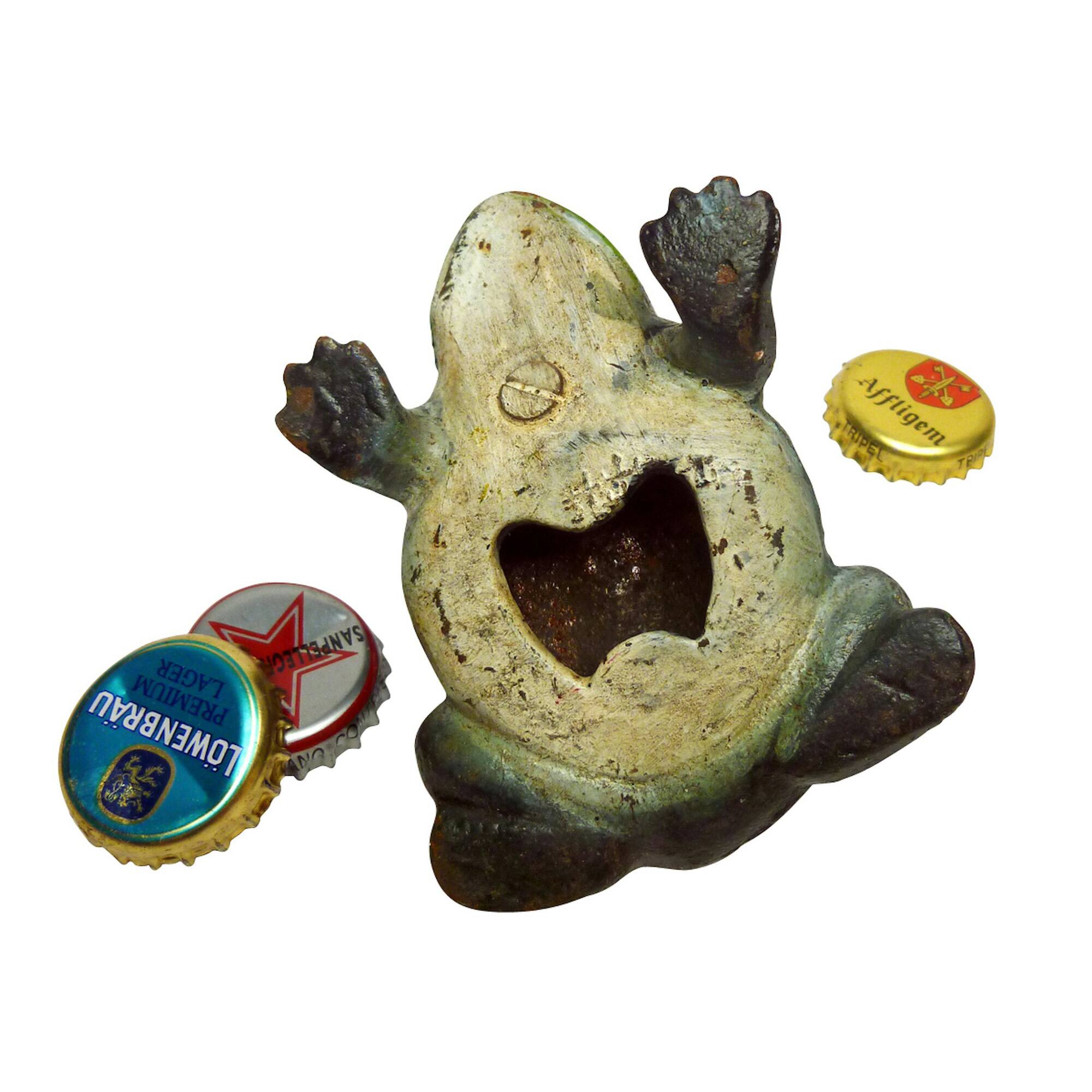 Design Toscano 4" Frog King Cast Iron Bottle Opener