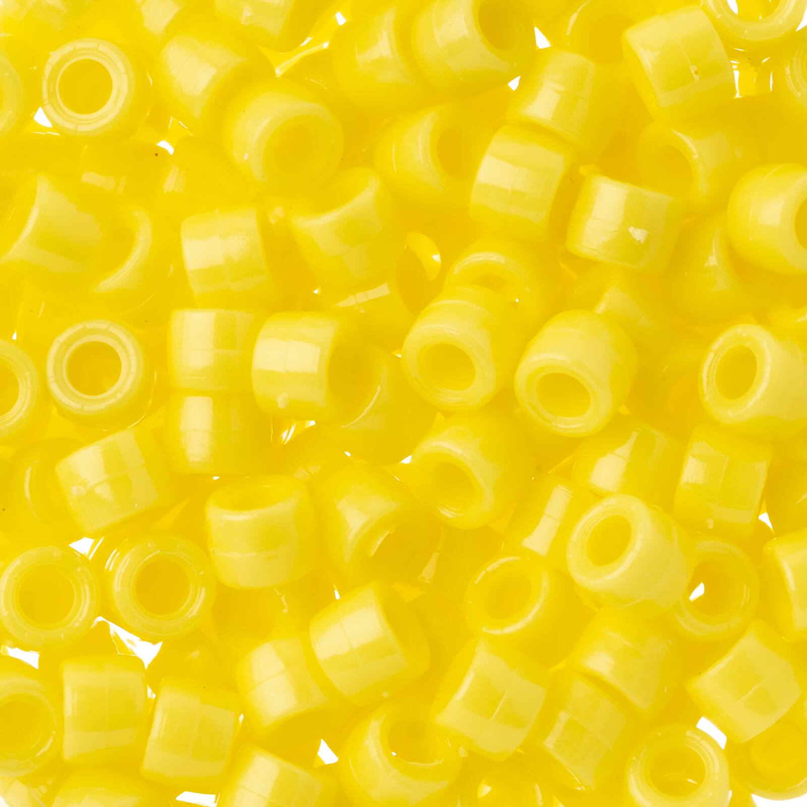 John Bead 6mm Opaque Plastic Mini Pony Beads, 1,000ct.