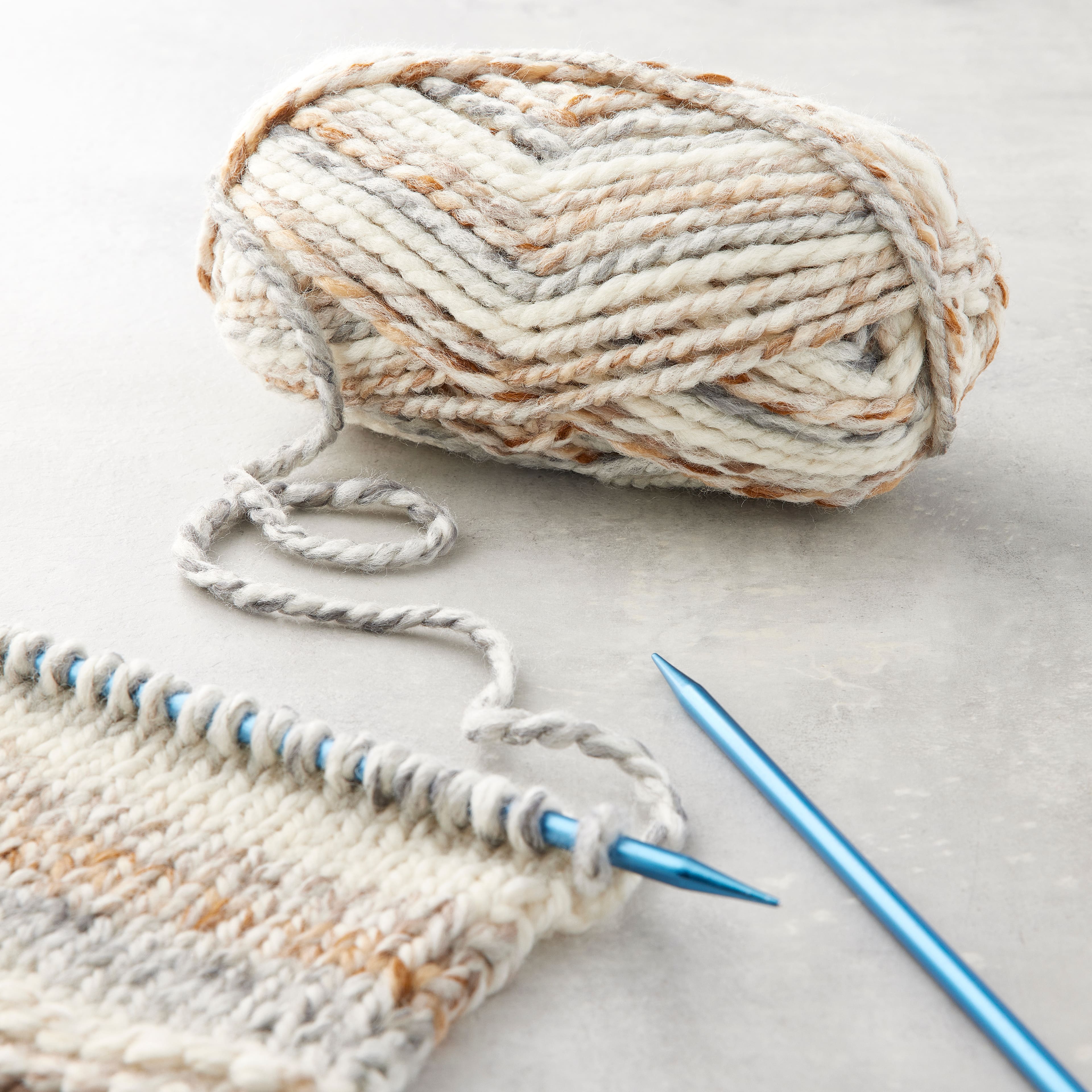 Lion Brand® Wool-Ease® Thick & Quick® Prints, Stripes & Metallics Yarn