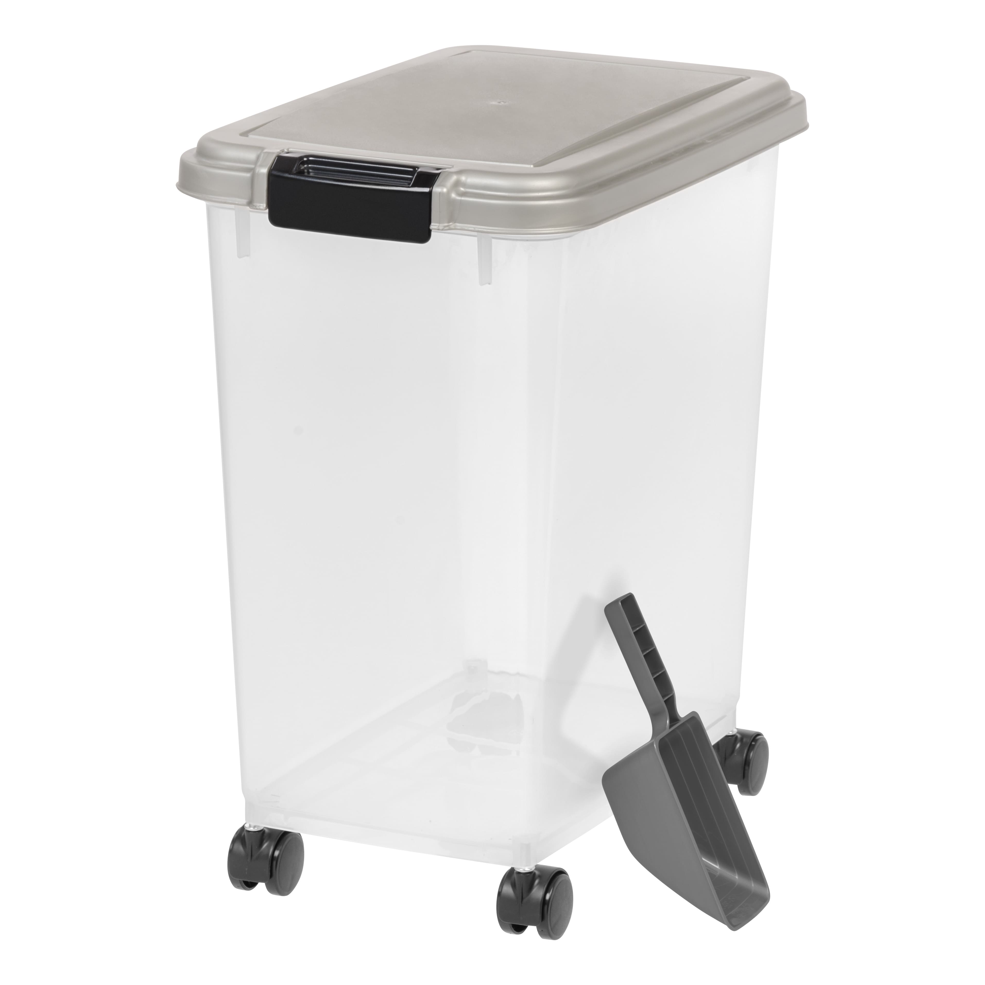 IRIS Chrome Airtight Pet Food Container