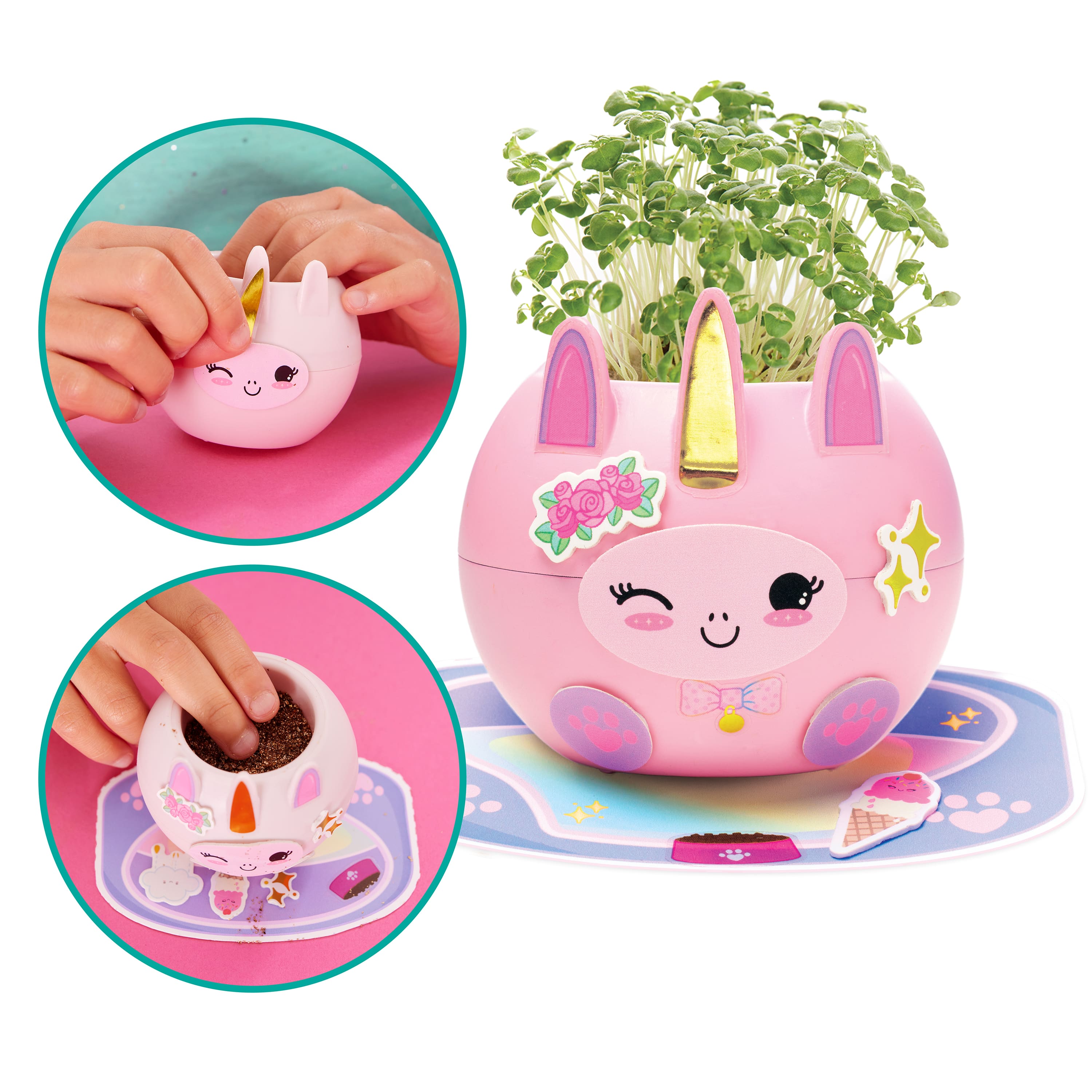 Creativity for Kids&#xAE; Plant-a-Pet Kawaii Unicorn Kit