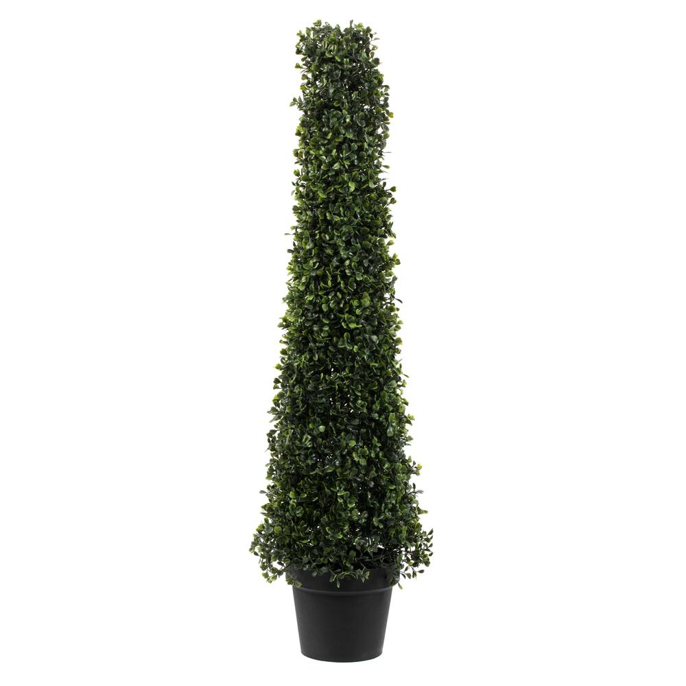 3ft. Potted Boxwood Cone Topiary Tree | Michaels