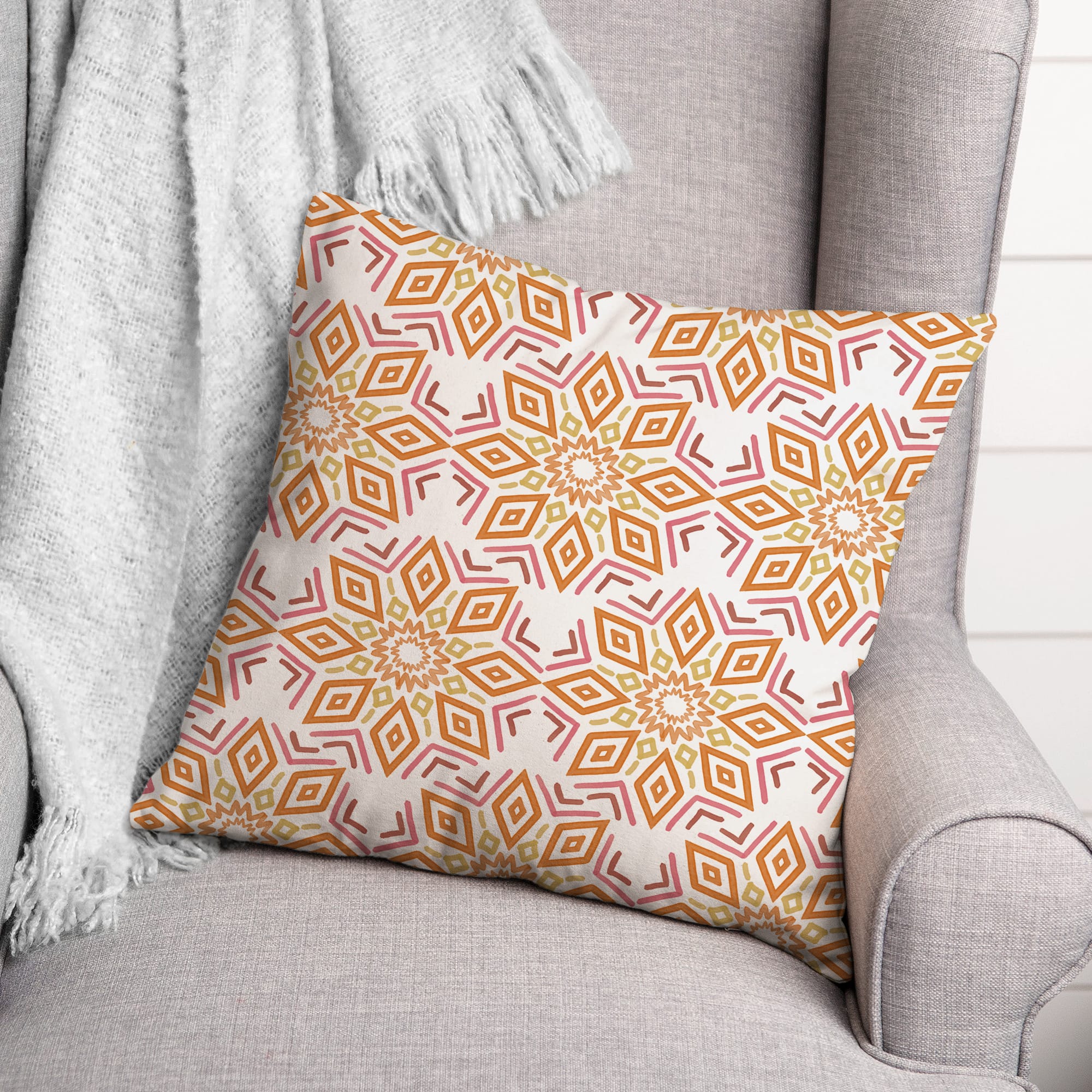 Medallion Throw Pillow