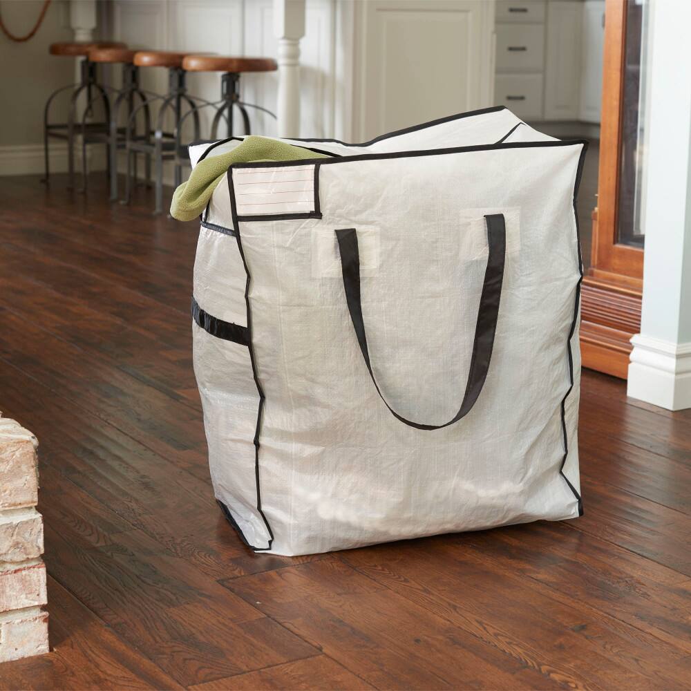 Household Essentials Black &#x26; White Tote Bag