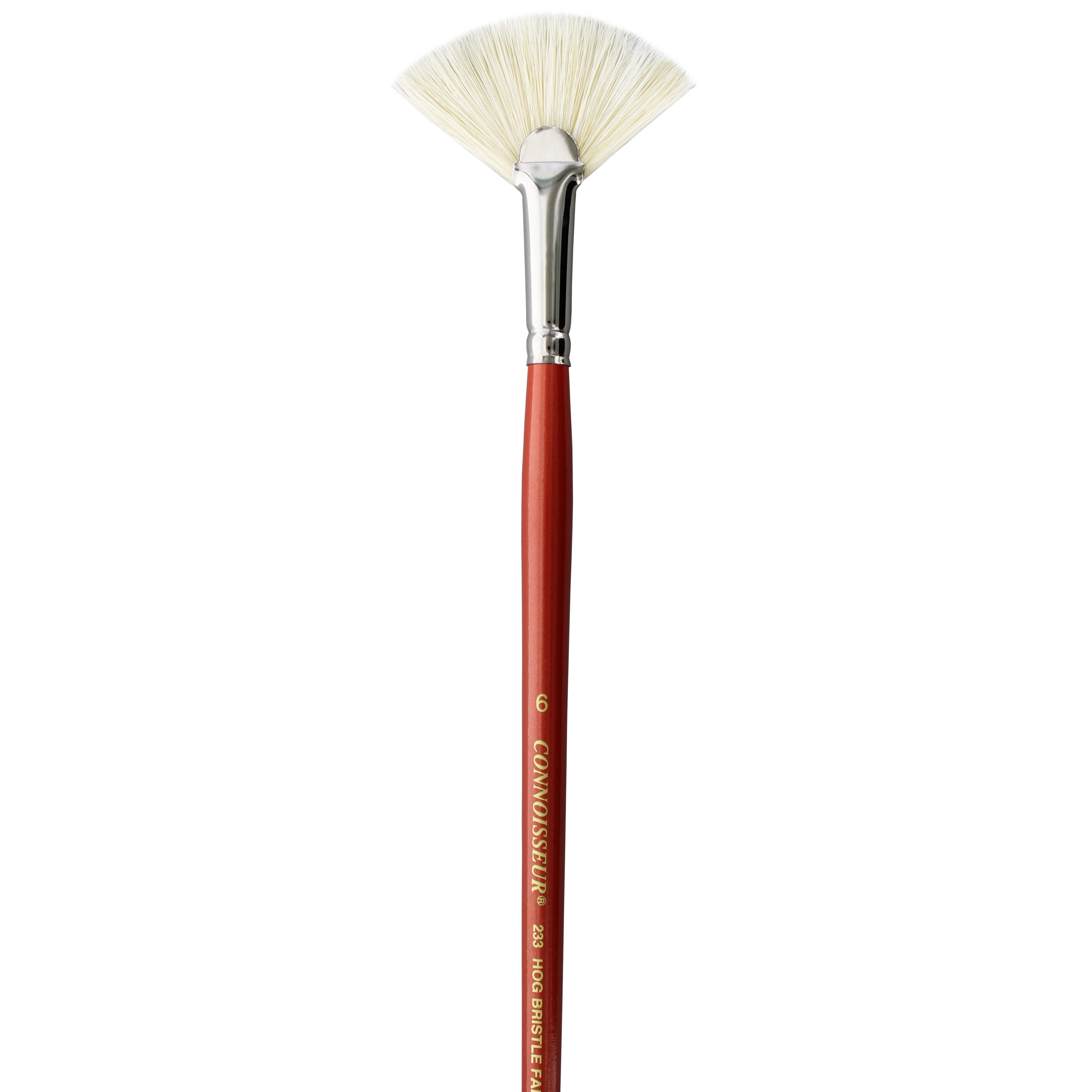 Connoisseur&#xAE; Hog Bristle Long Handle Fan Brush